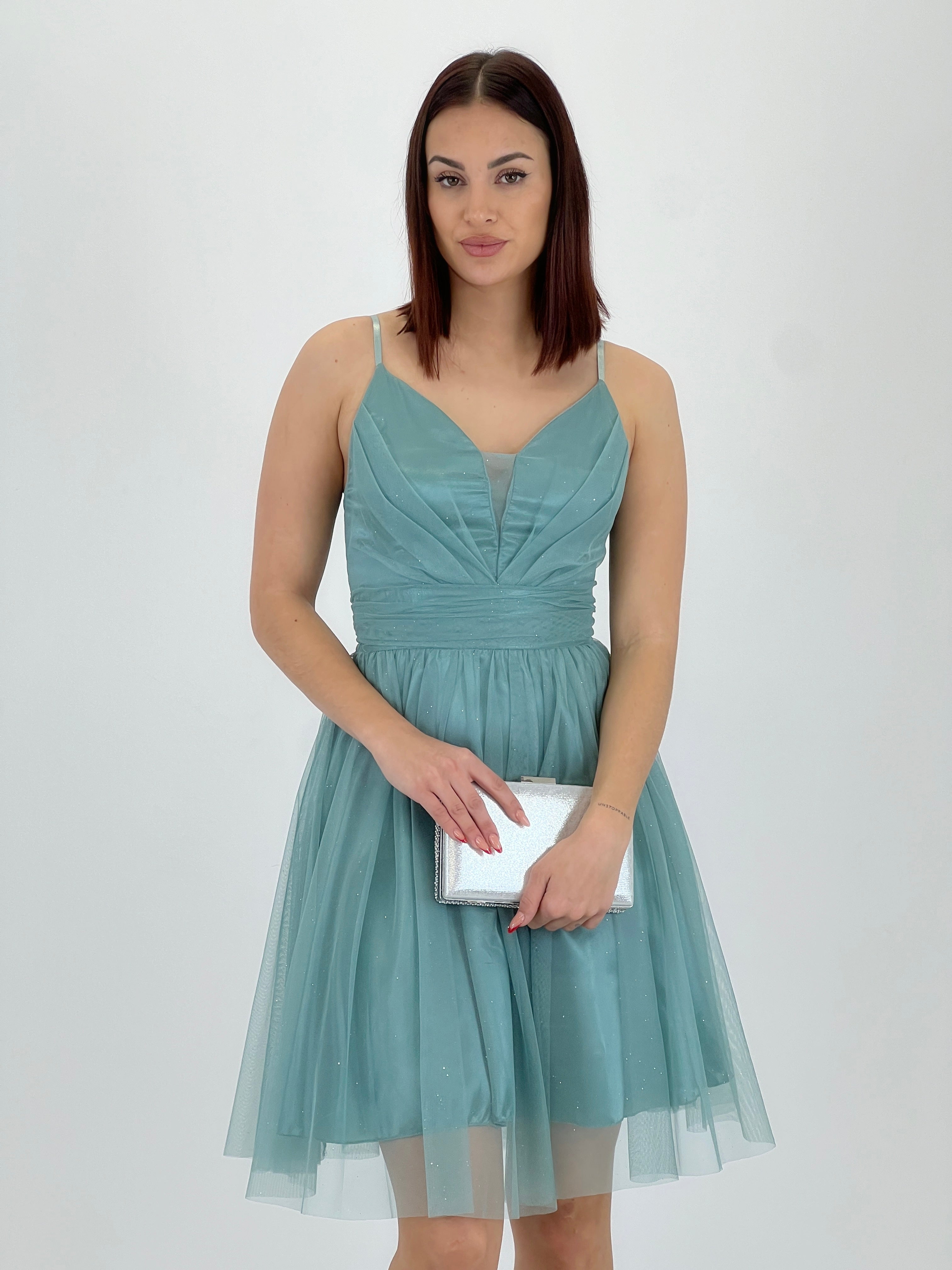 Vestido de tul midi Bianca