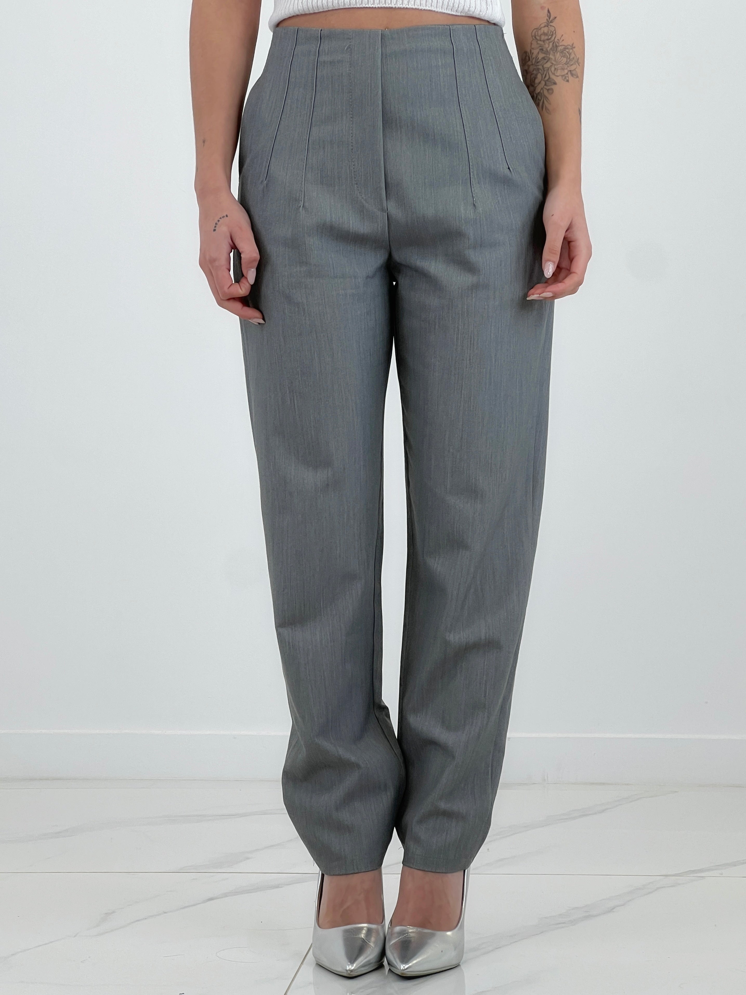 Pantalón pinzas recto