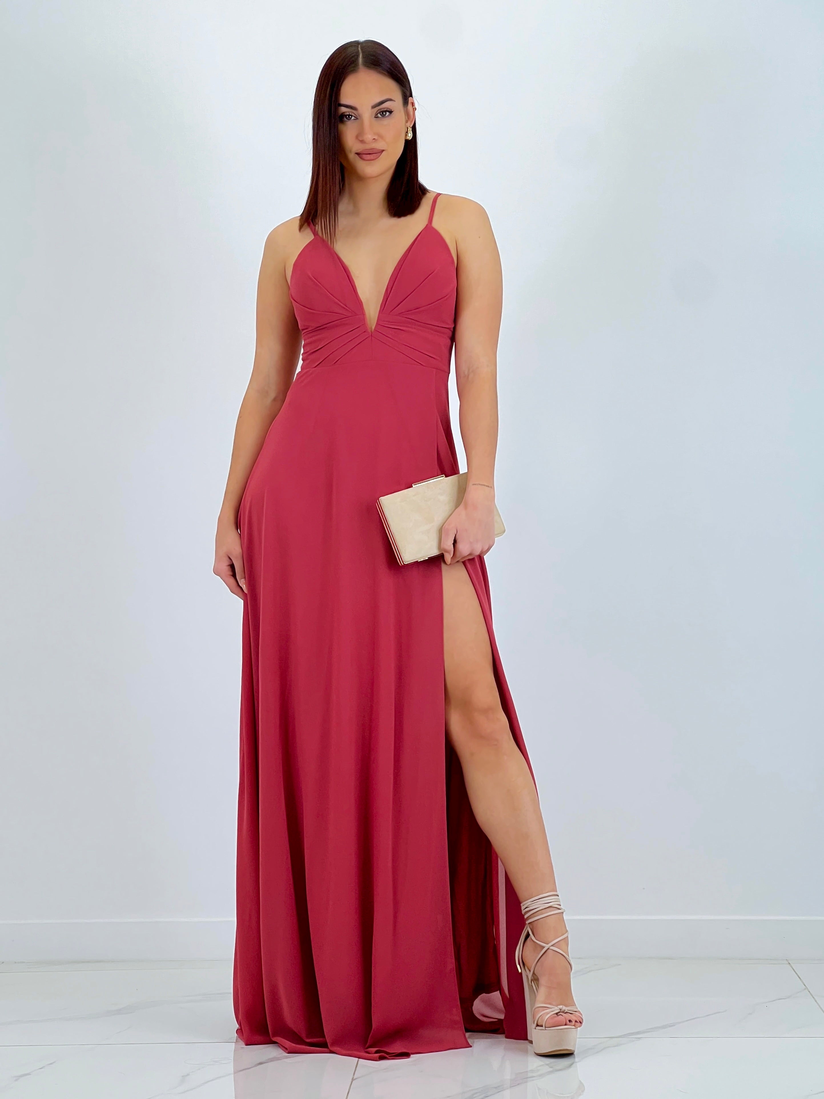 Vestido ceremonia Escote V - Zebra&Maduixa®