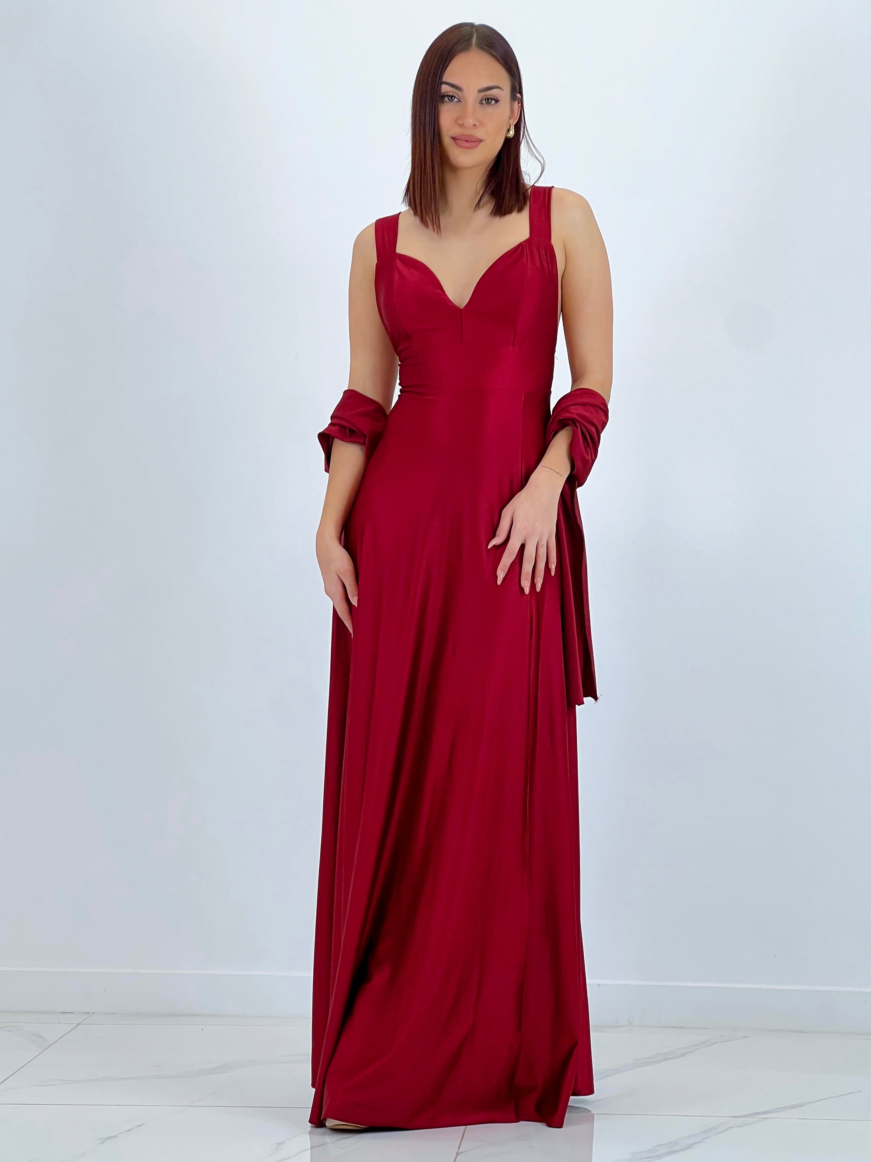 Vestido con fular Altea