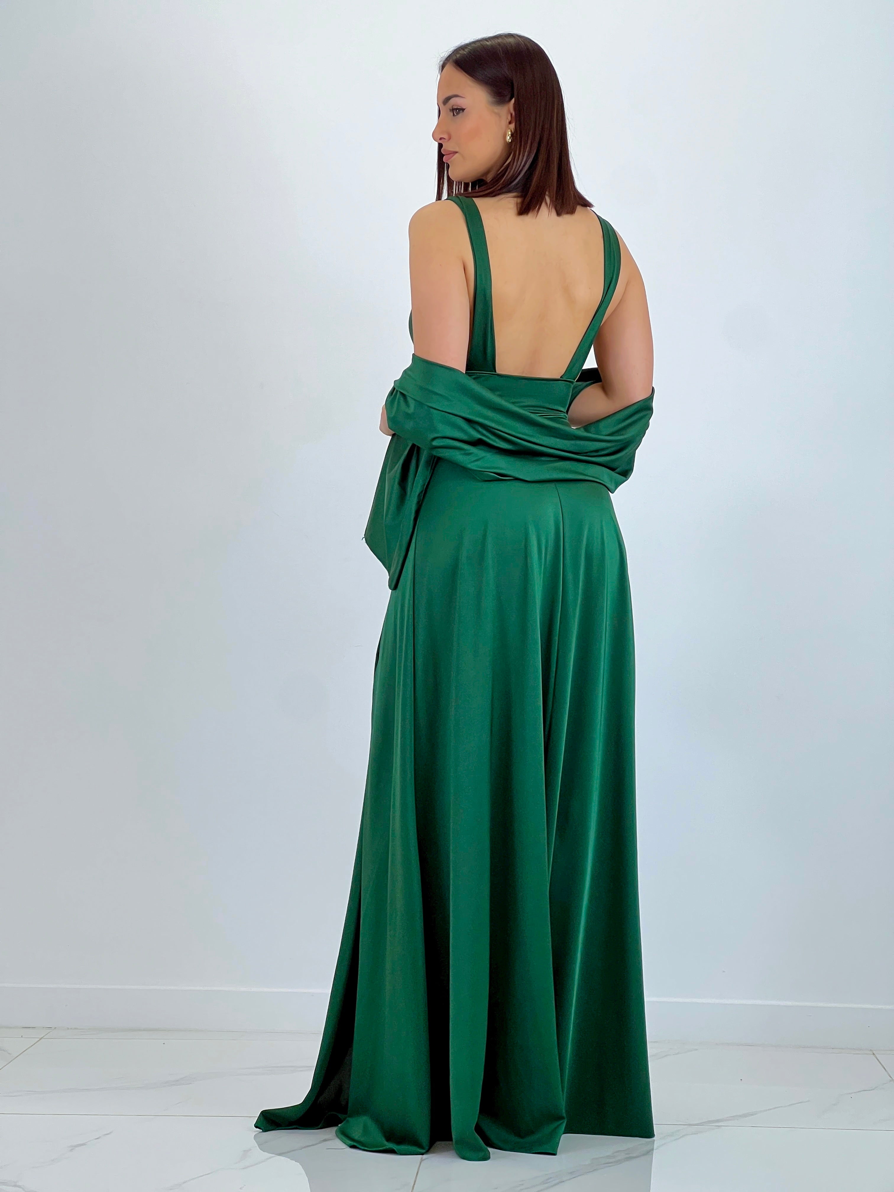 Vestido con fular Altea