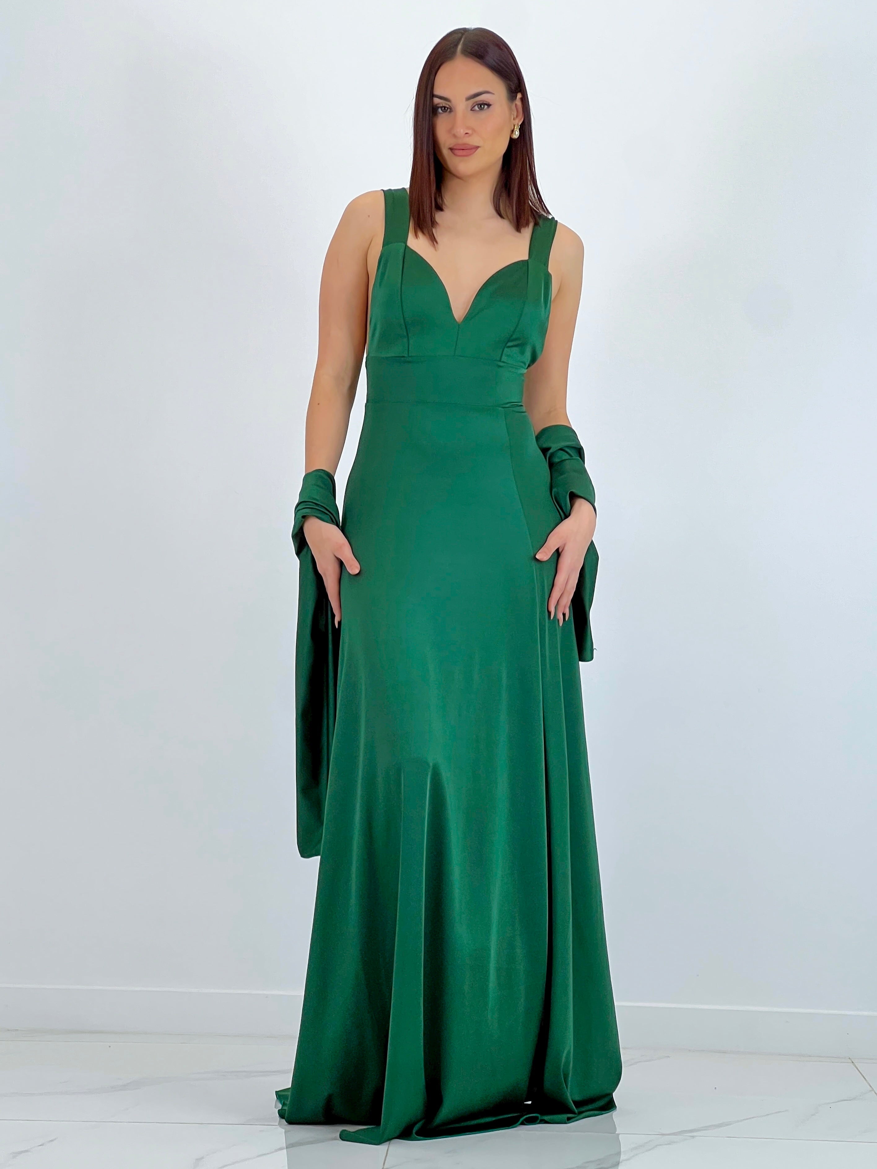 Vestido con fular Altea