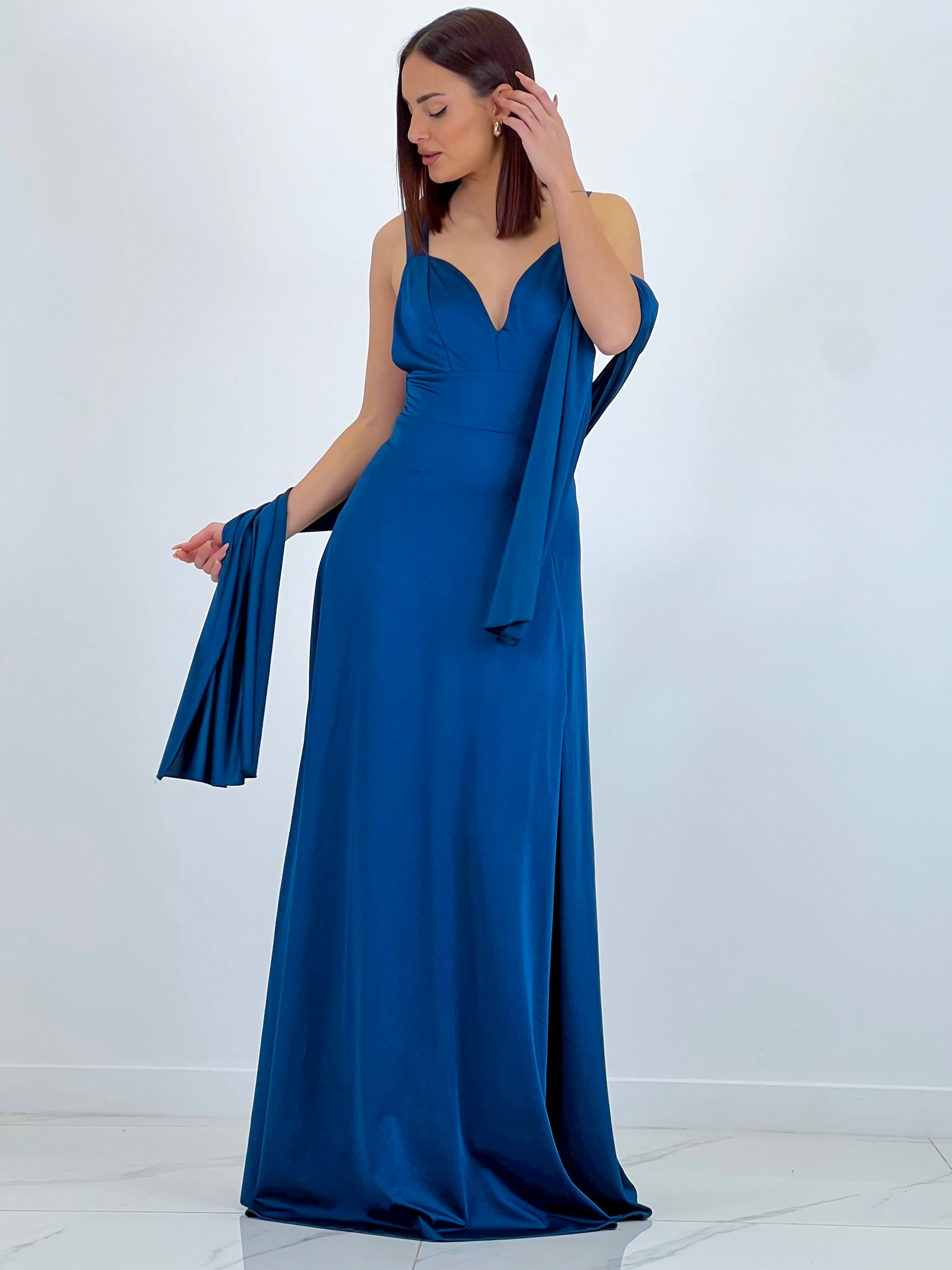 Vestido con fular Altea