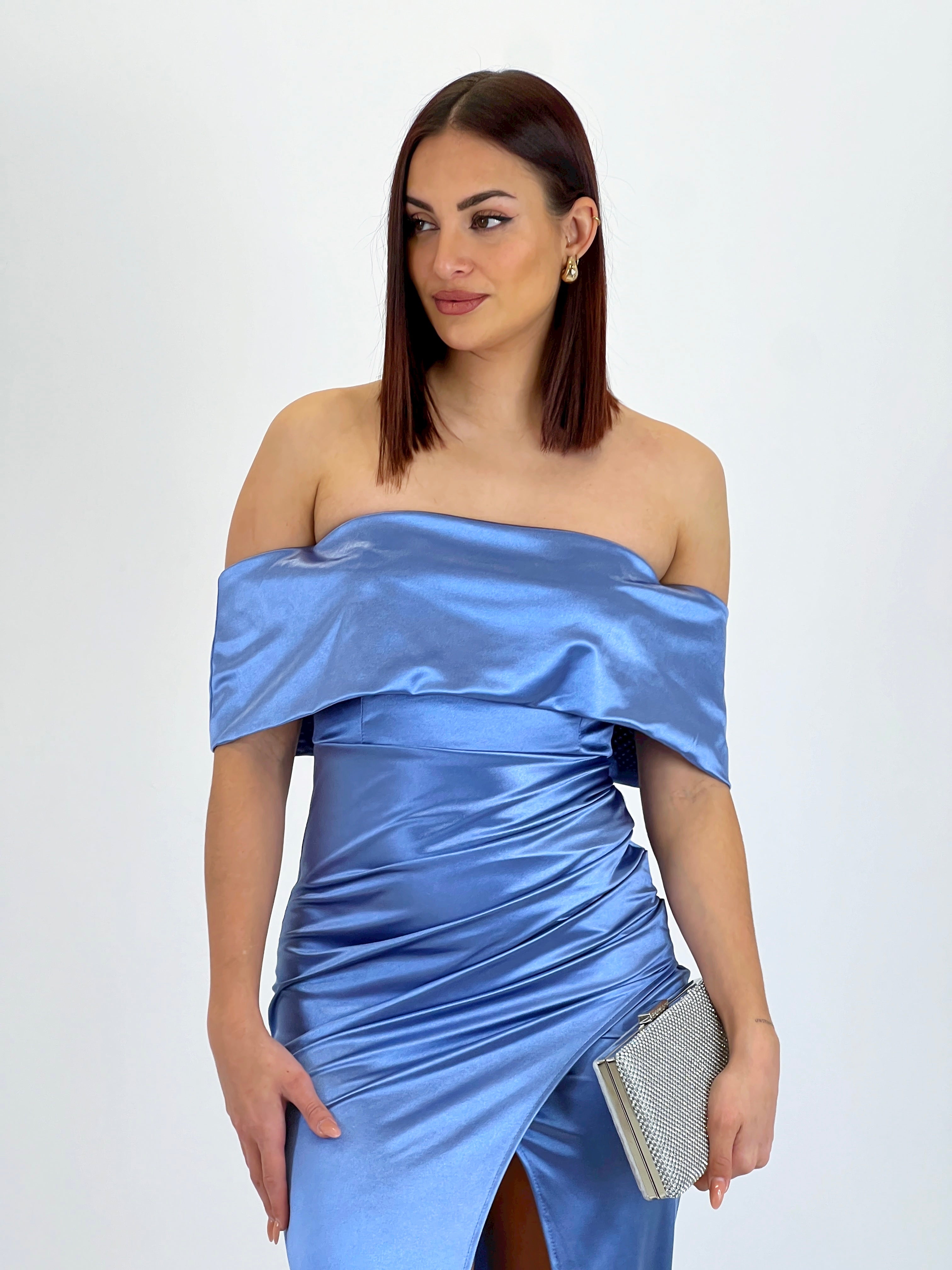 Vestido satinado Tatiana