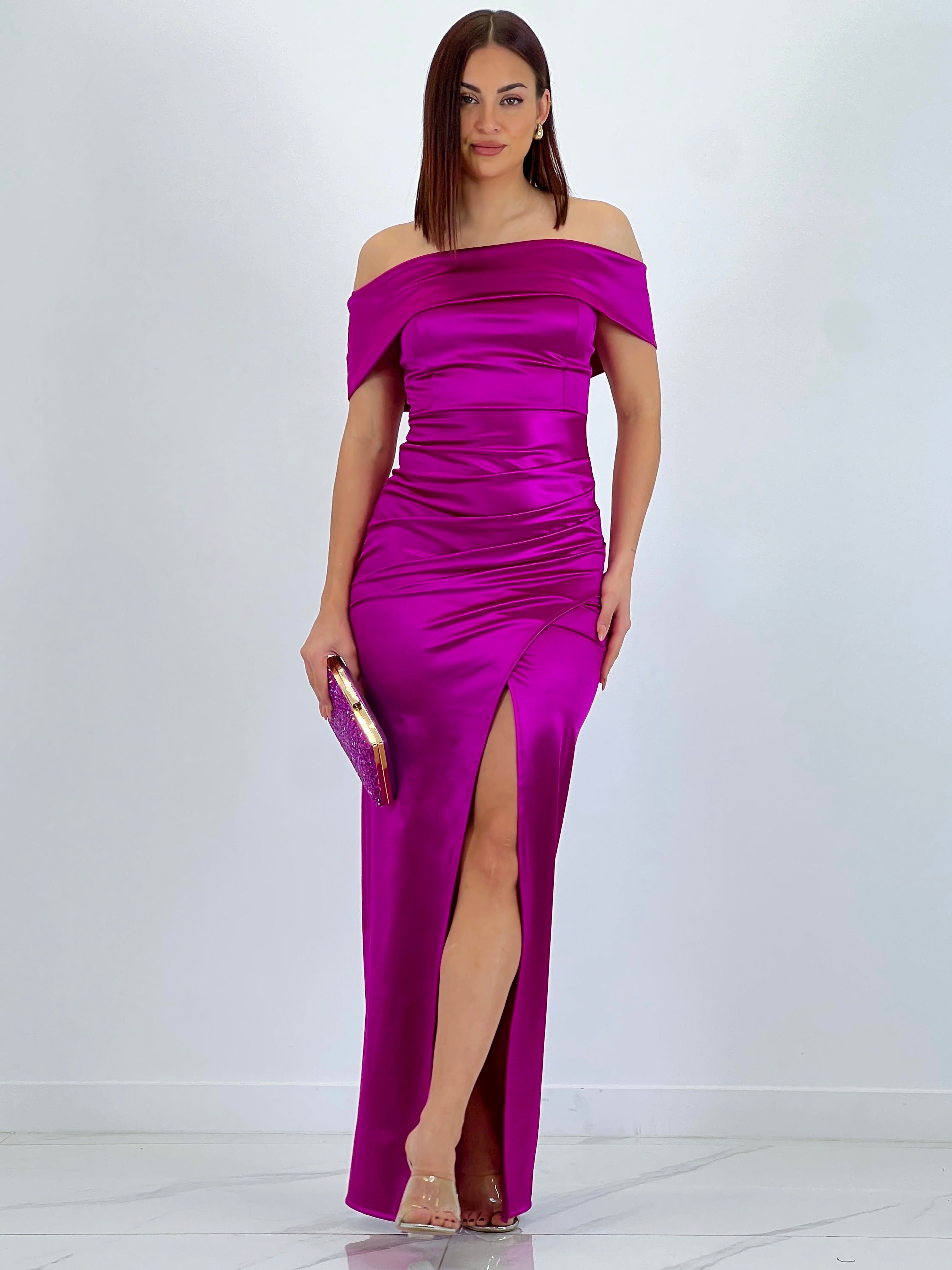 Vestido satinado Tatiana