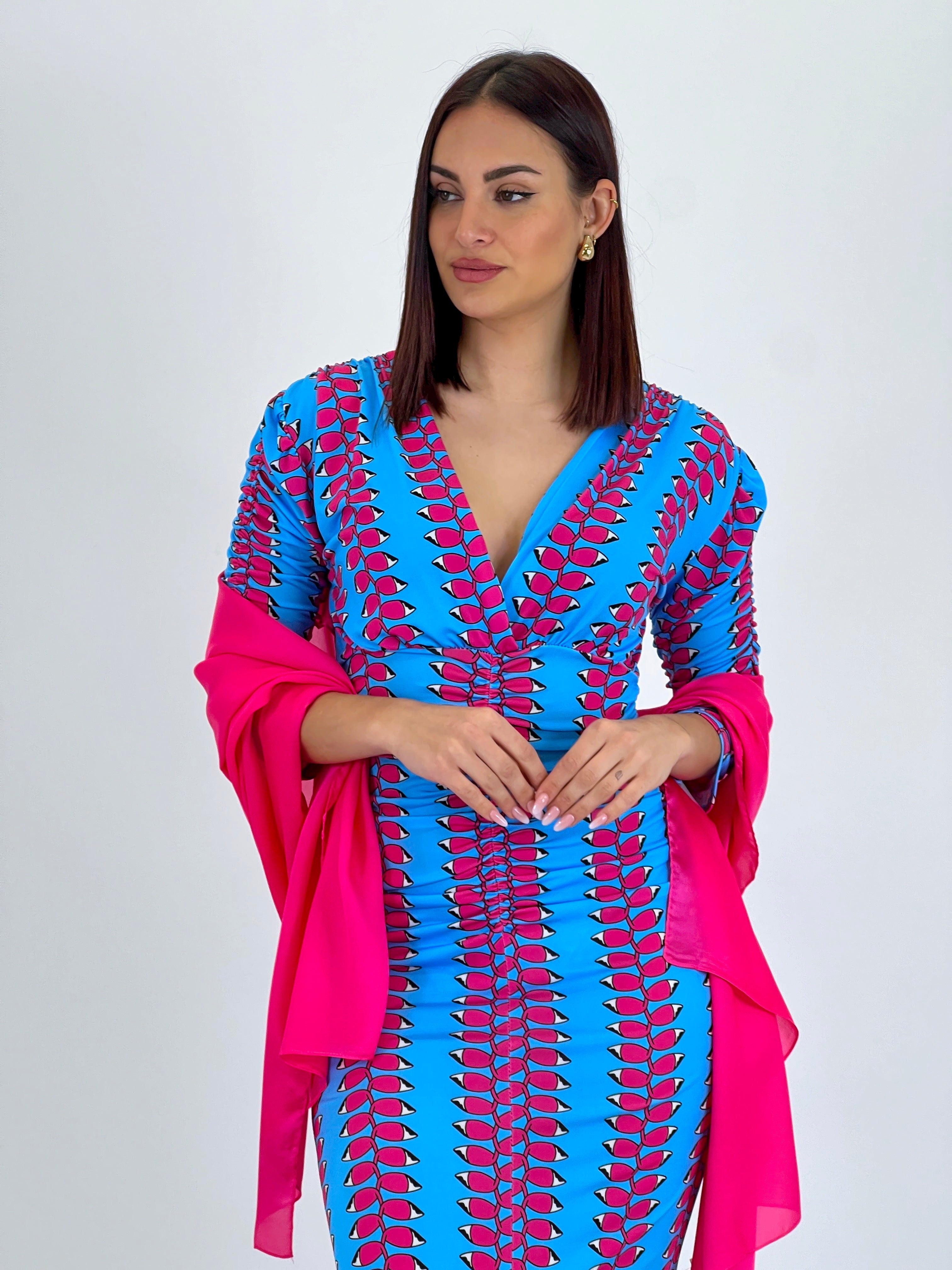 Vestido estampado Elaia