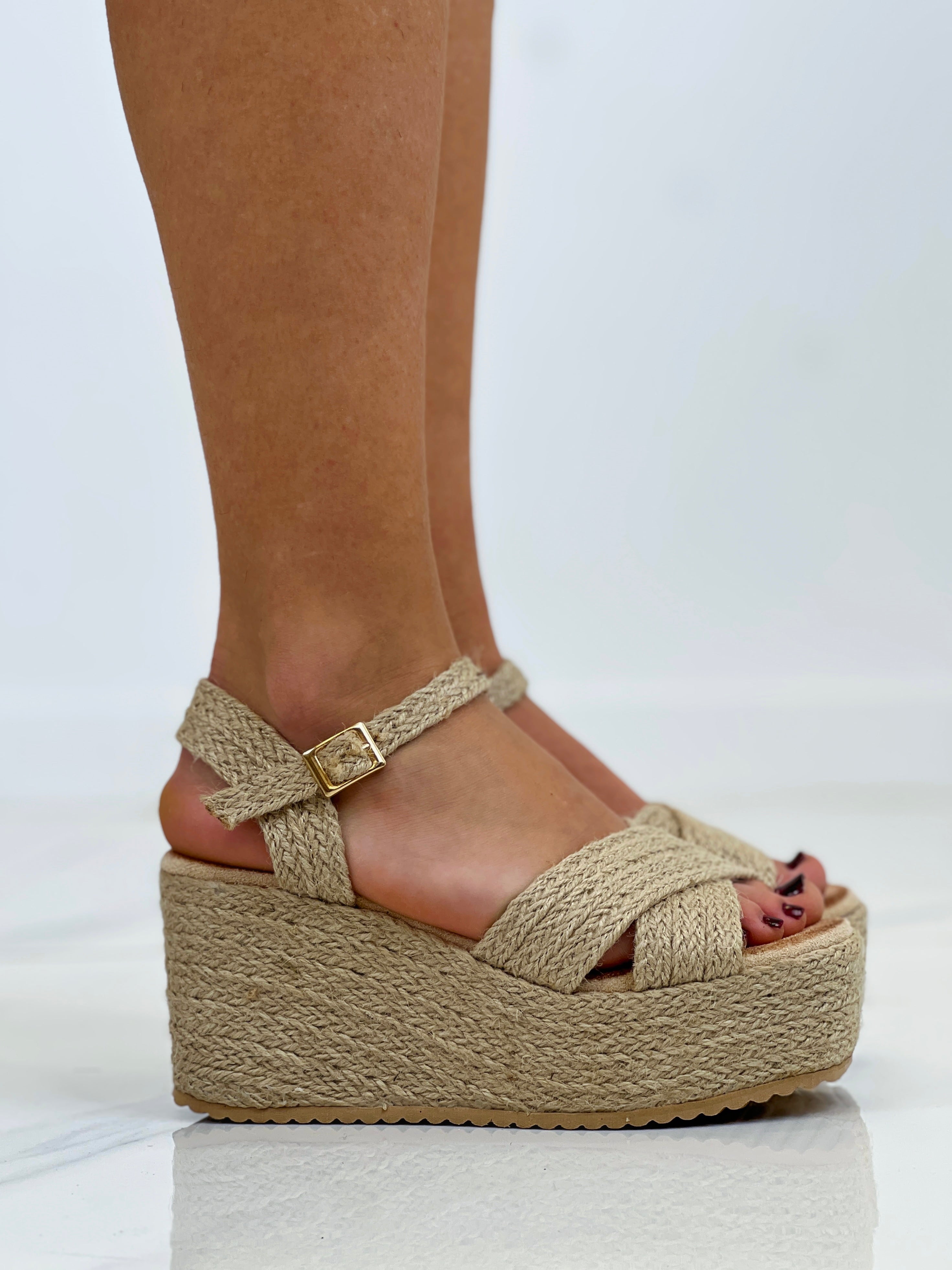Sandalia plataforma yute Brenda