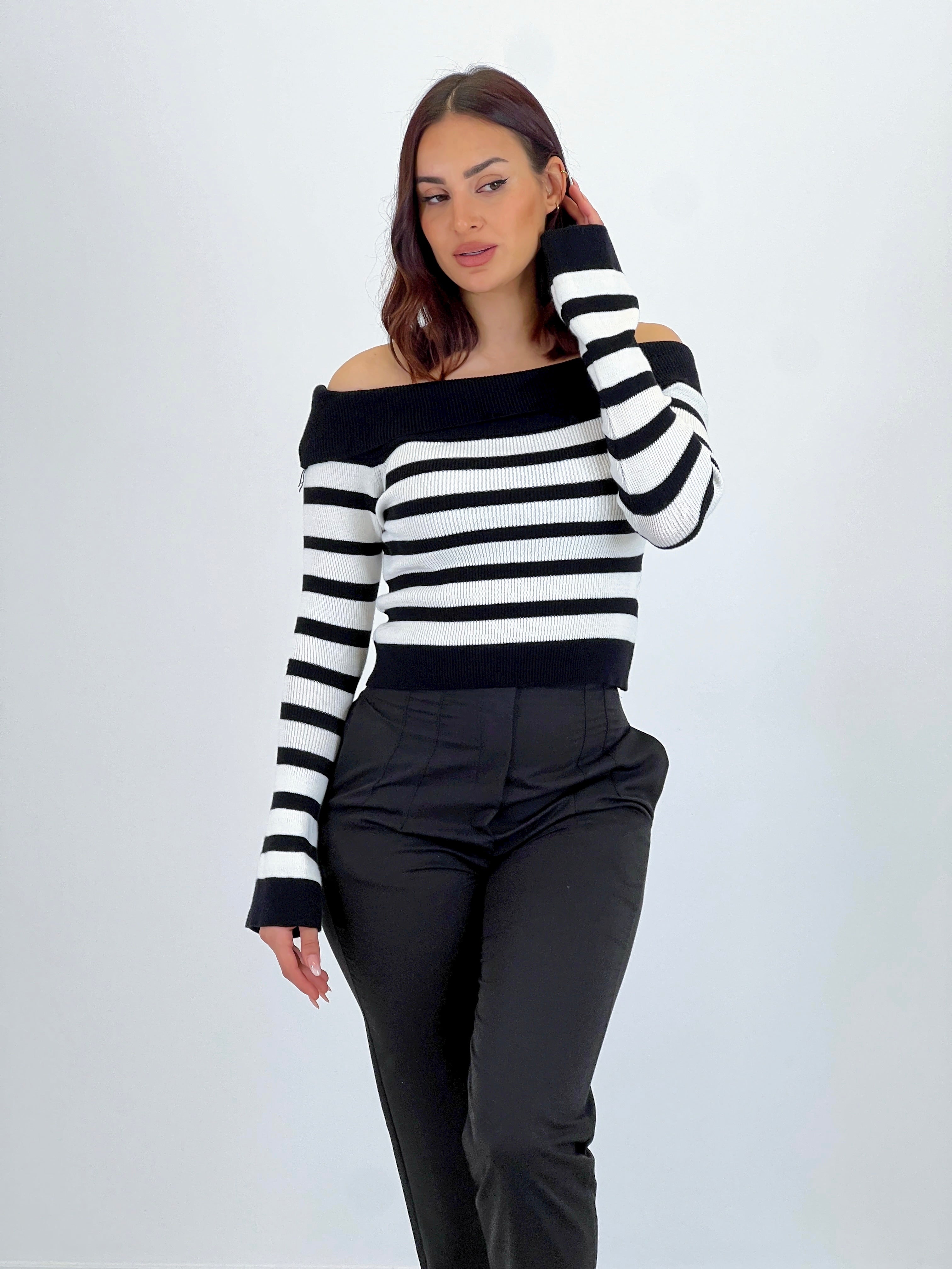 Pantalón pinzas recto