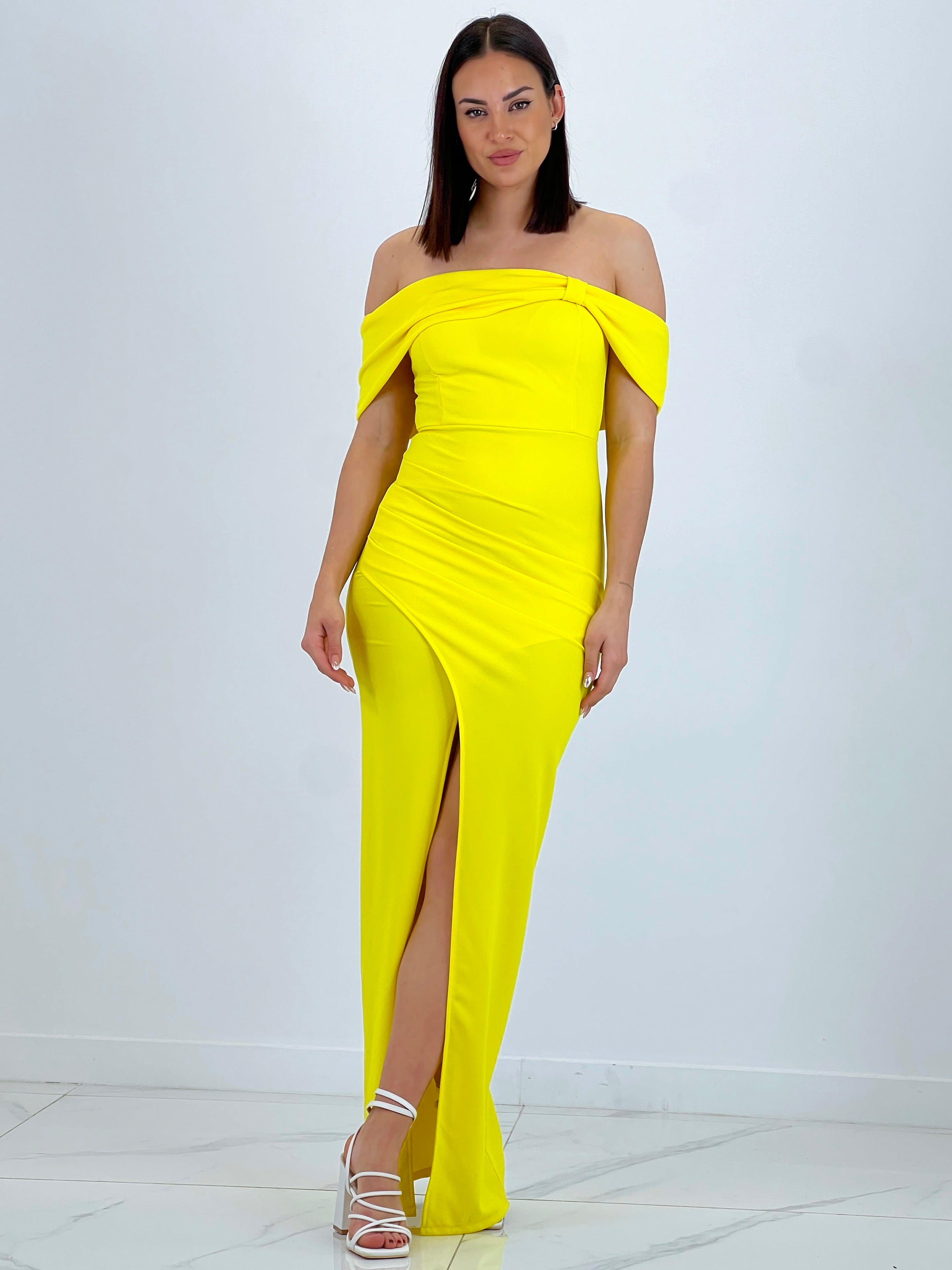 Vestido palabra de honor Indira