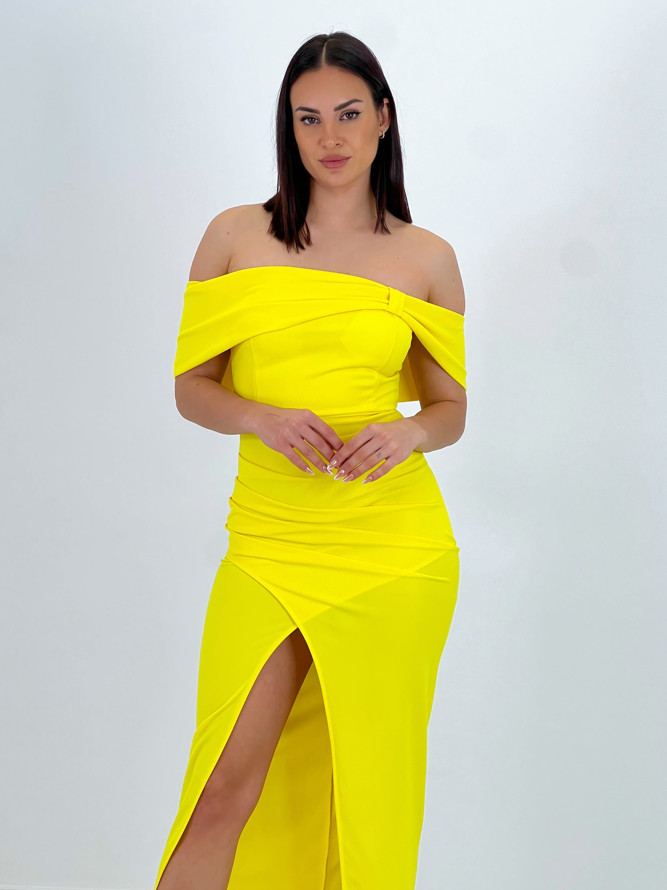 Vestido palabra de honor Indira