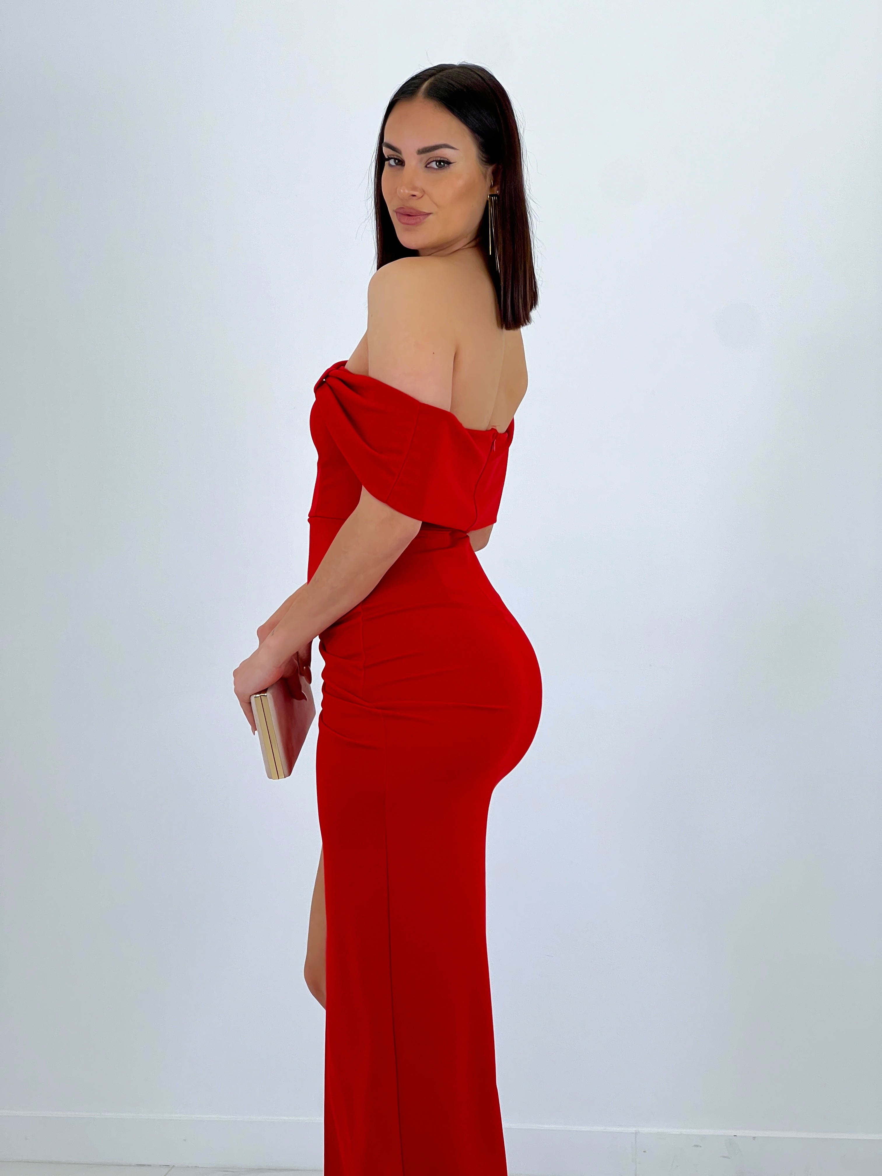 Vestido palabra de honor Indira