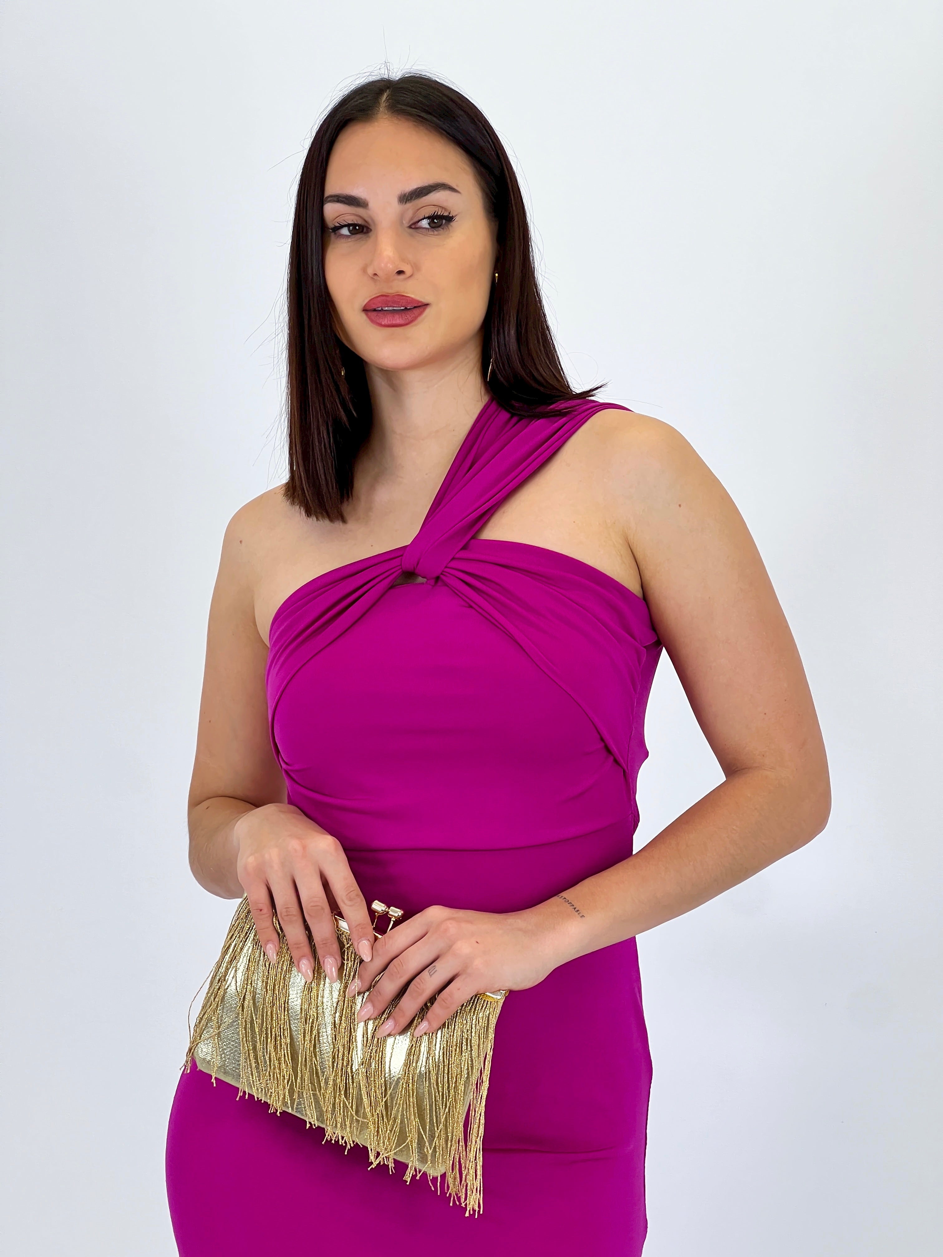 Vestido midi cruzado Belinda