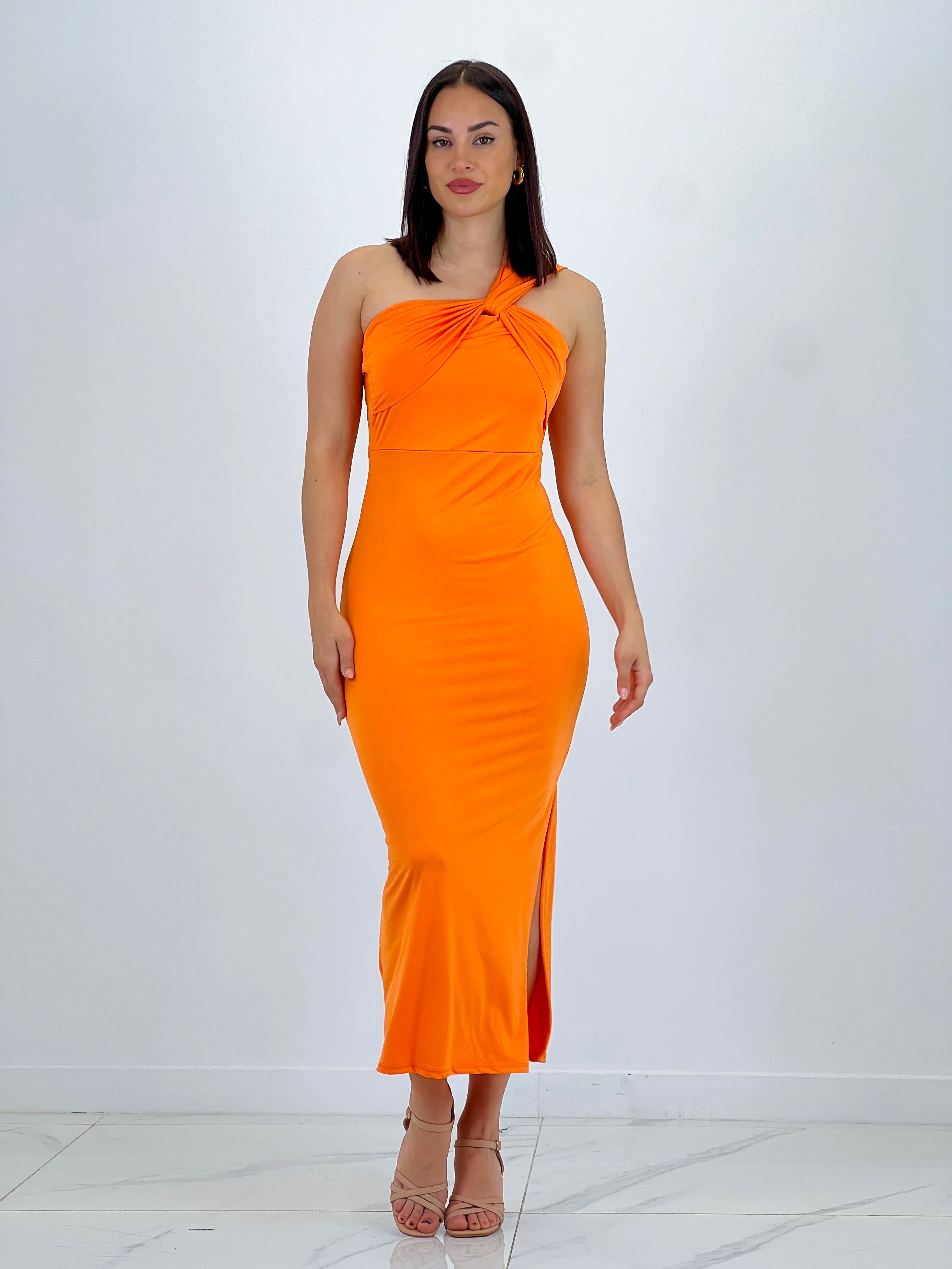 Vestido midi cruzado Belinda