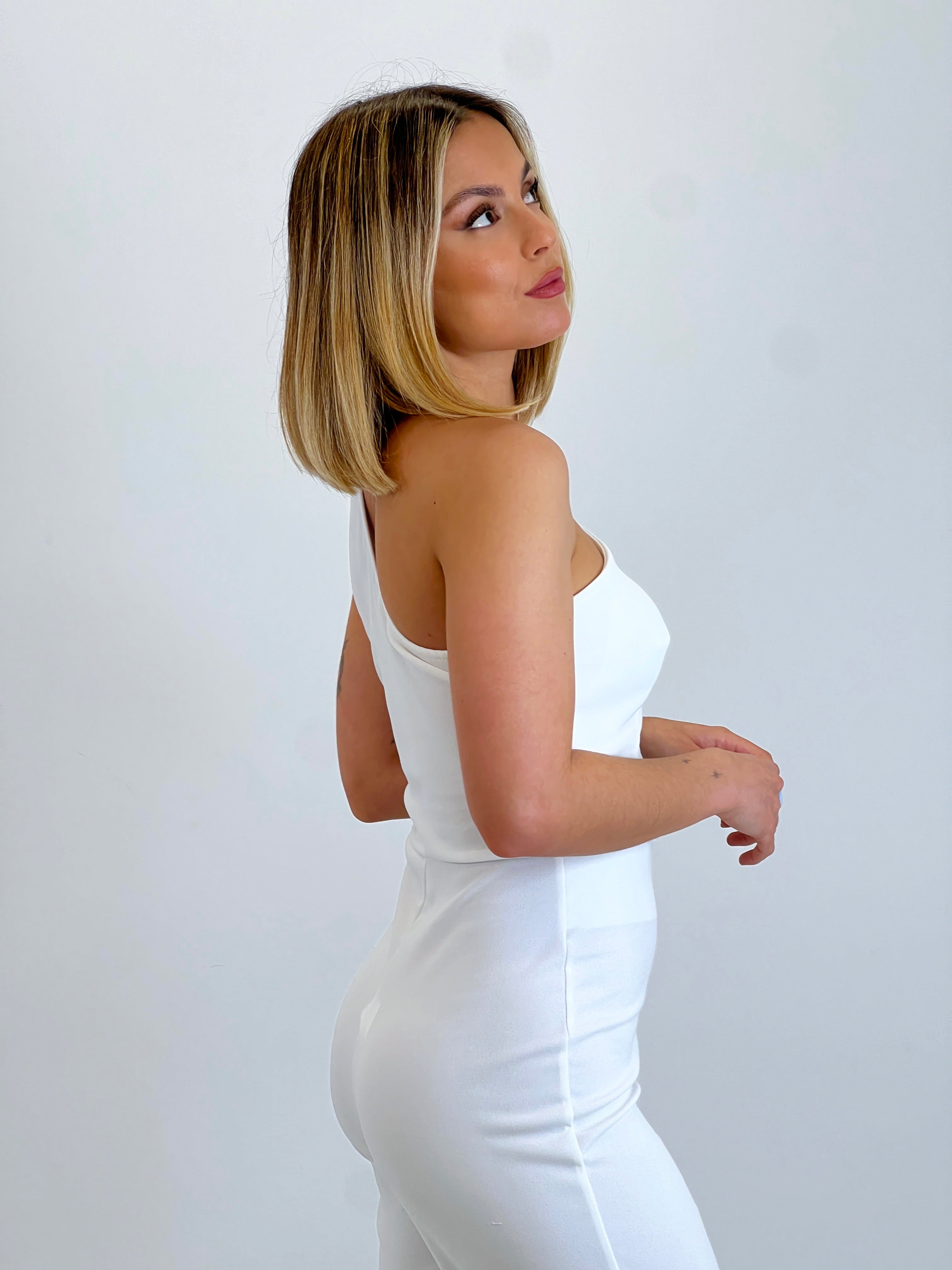 Asymmetrical cut out jumpsuit