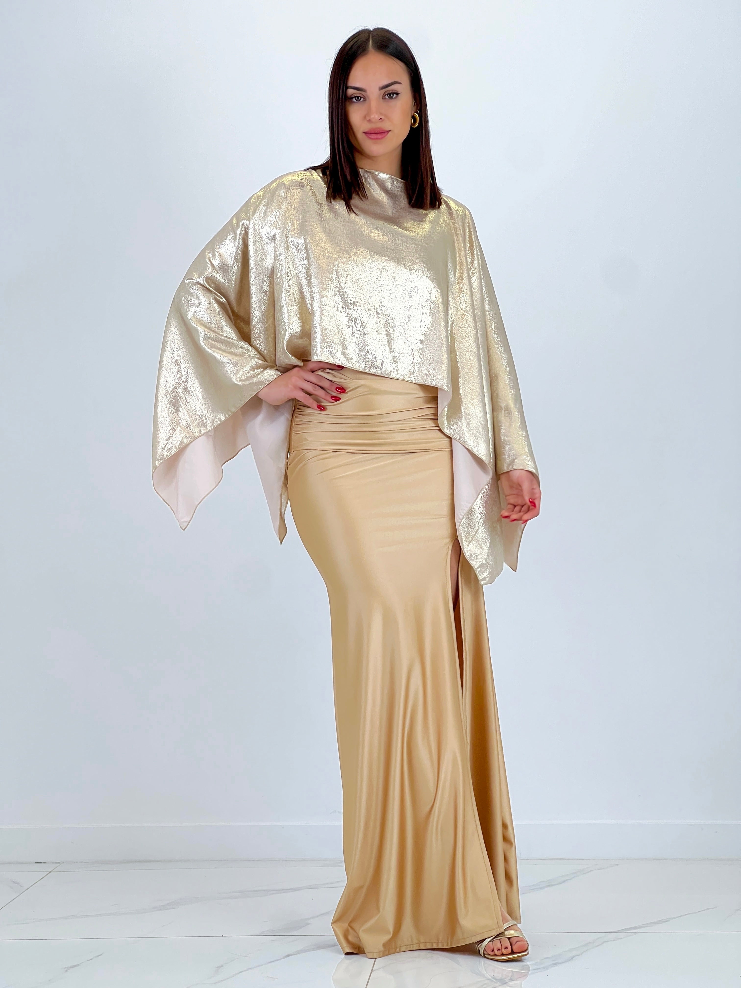 Capa fular metalizado