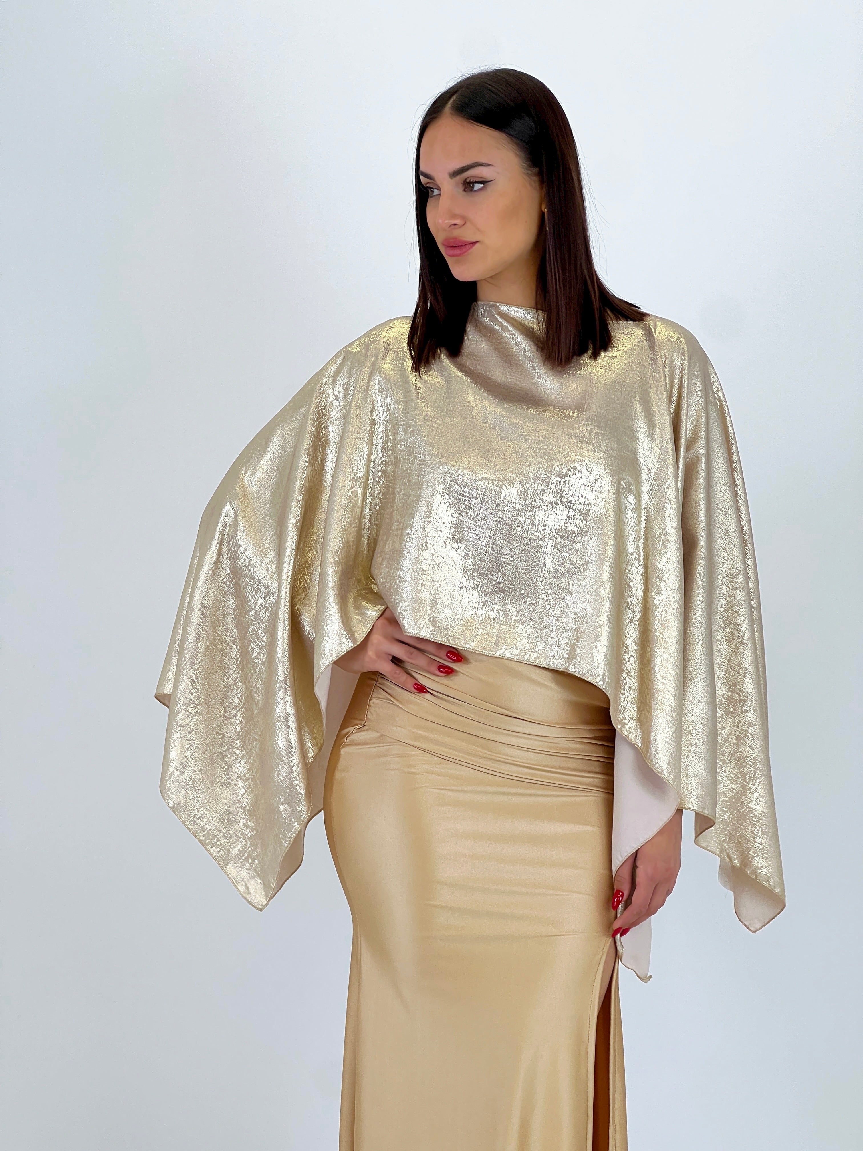 Capa fular metalizado