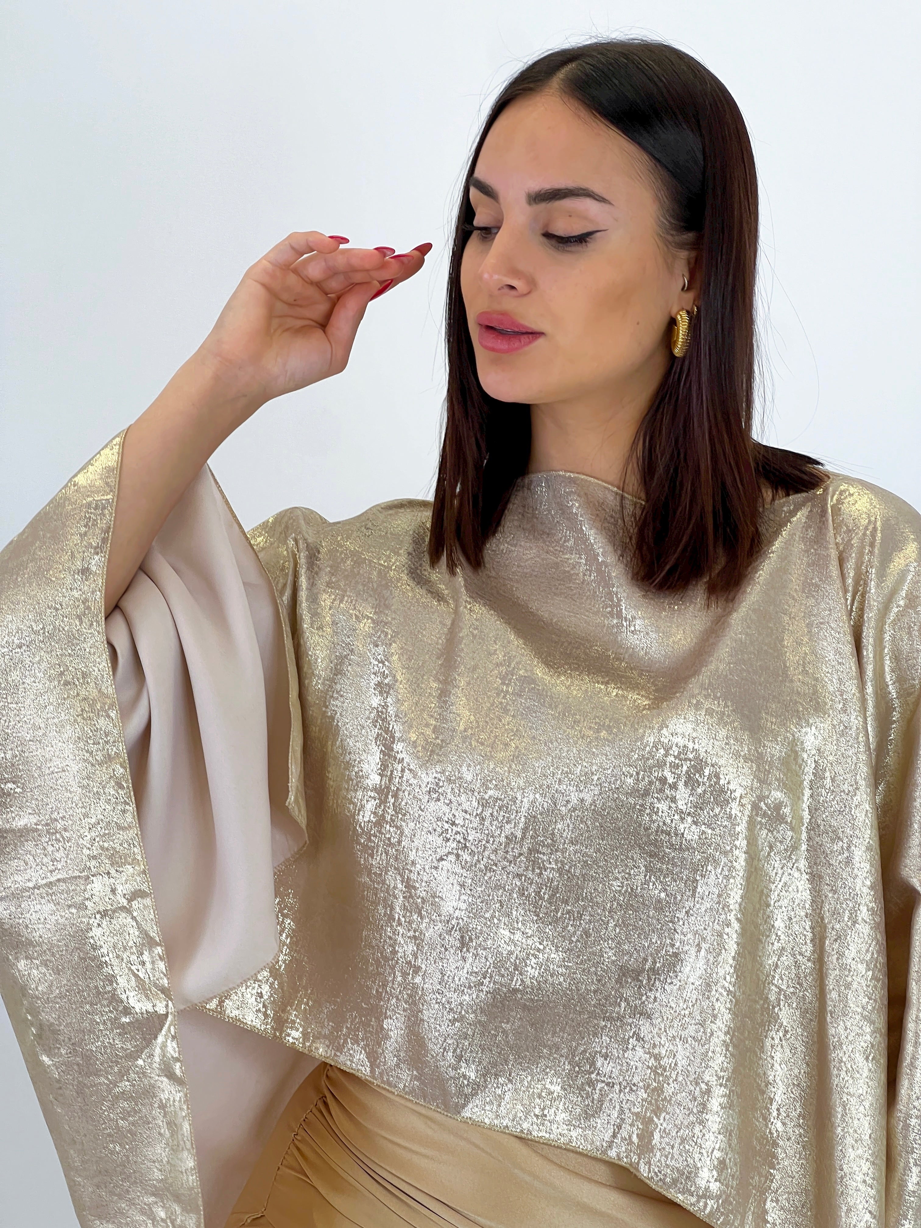 Capa fular metalizado