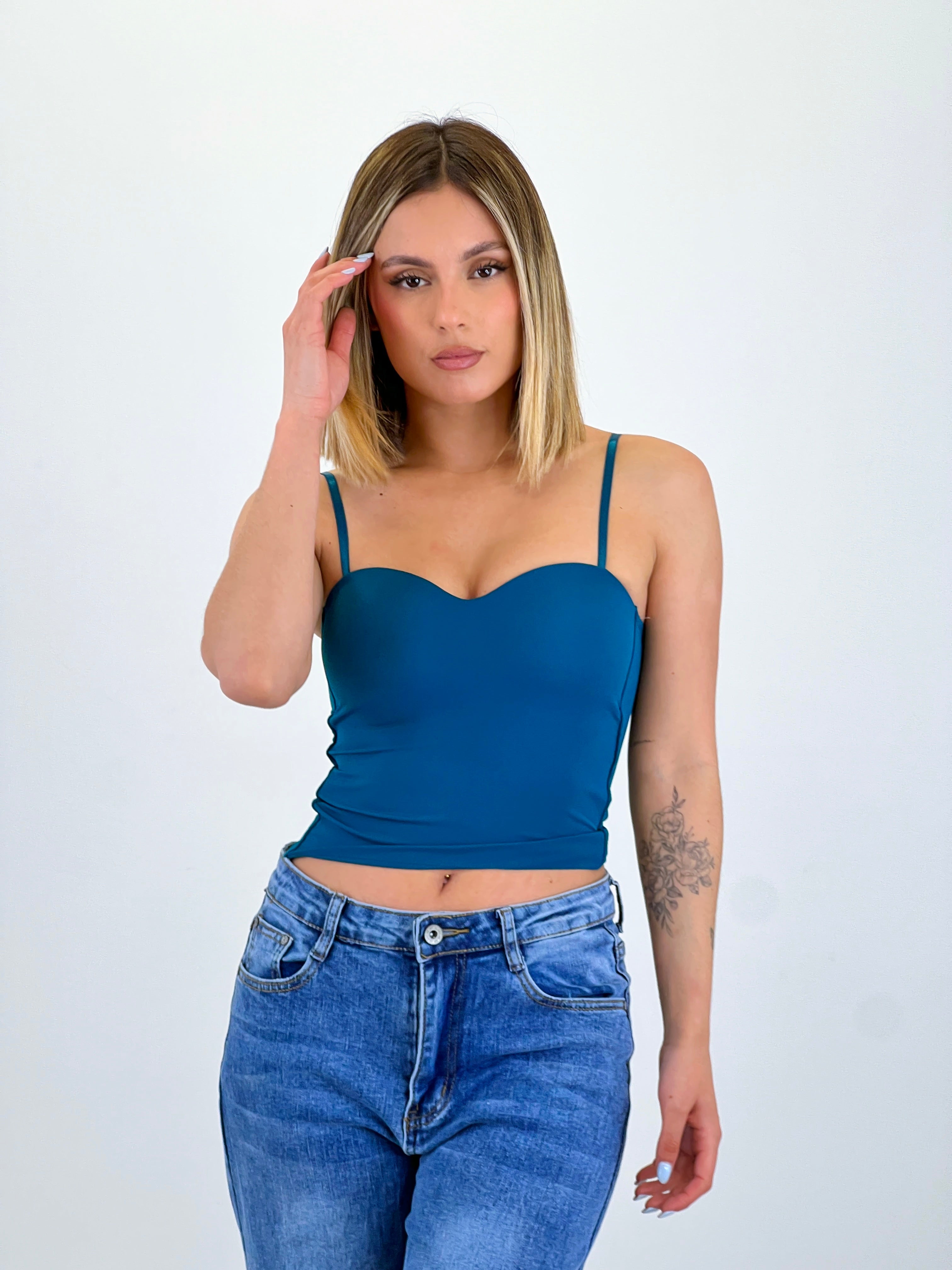 Top bra tirantes licra