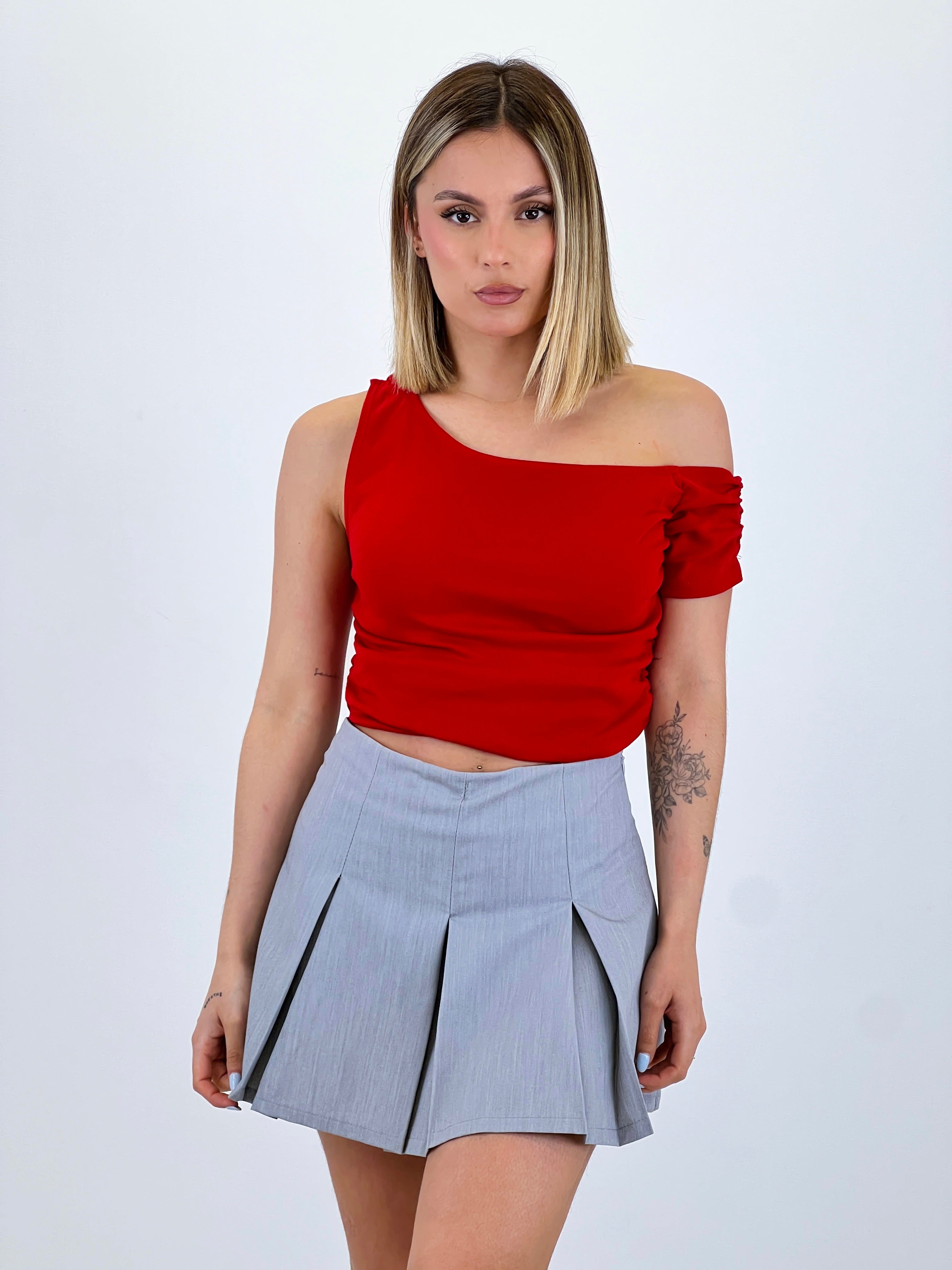 Falda pantalón tablas