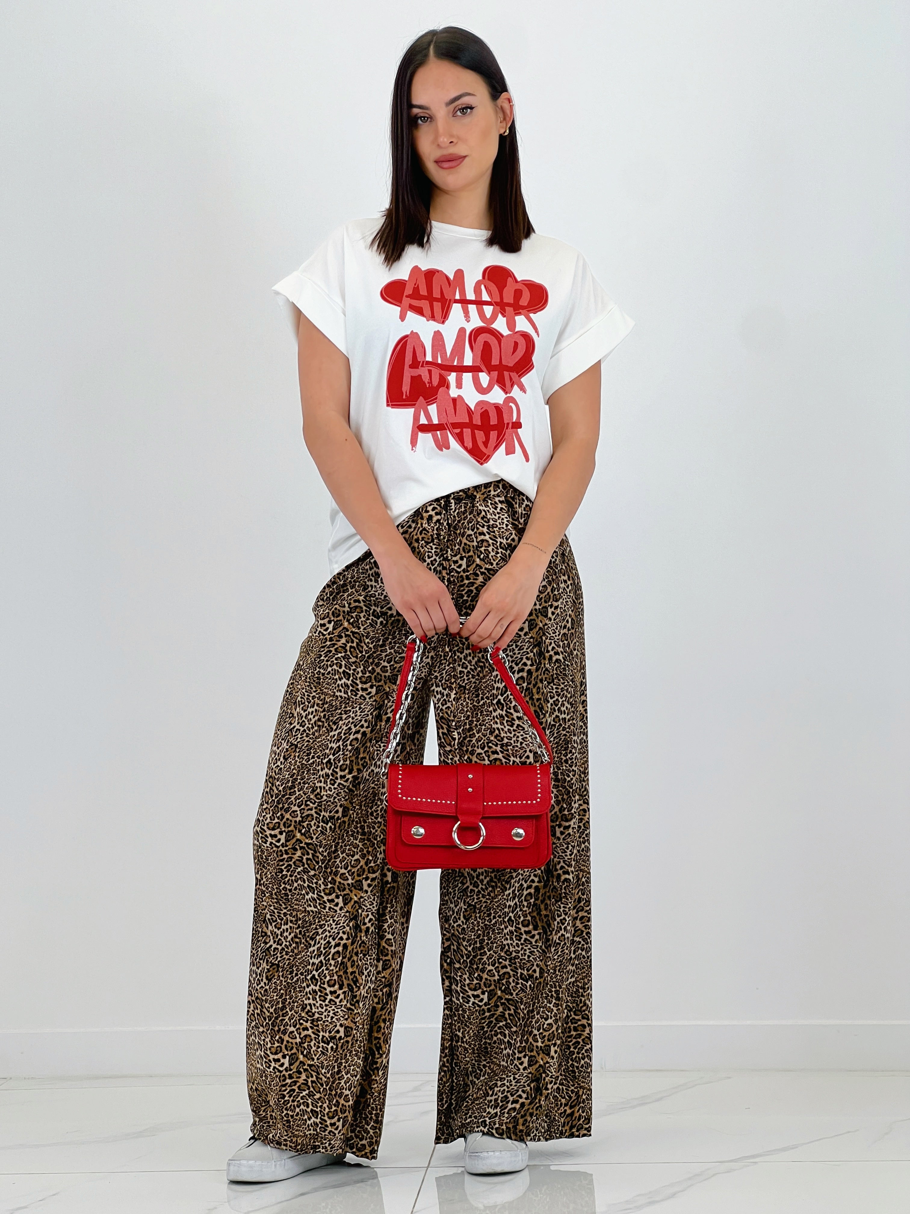 Camiseta estampada amor amor