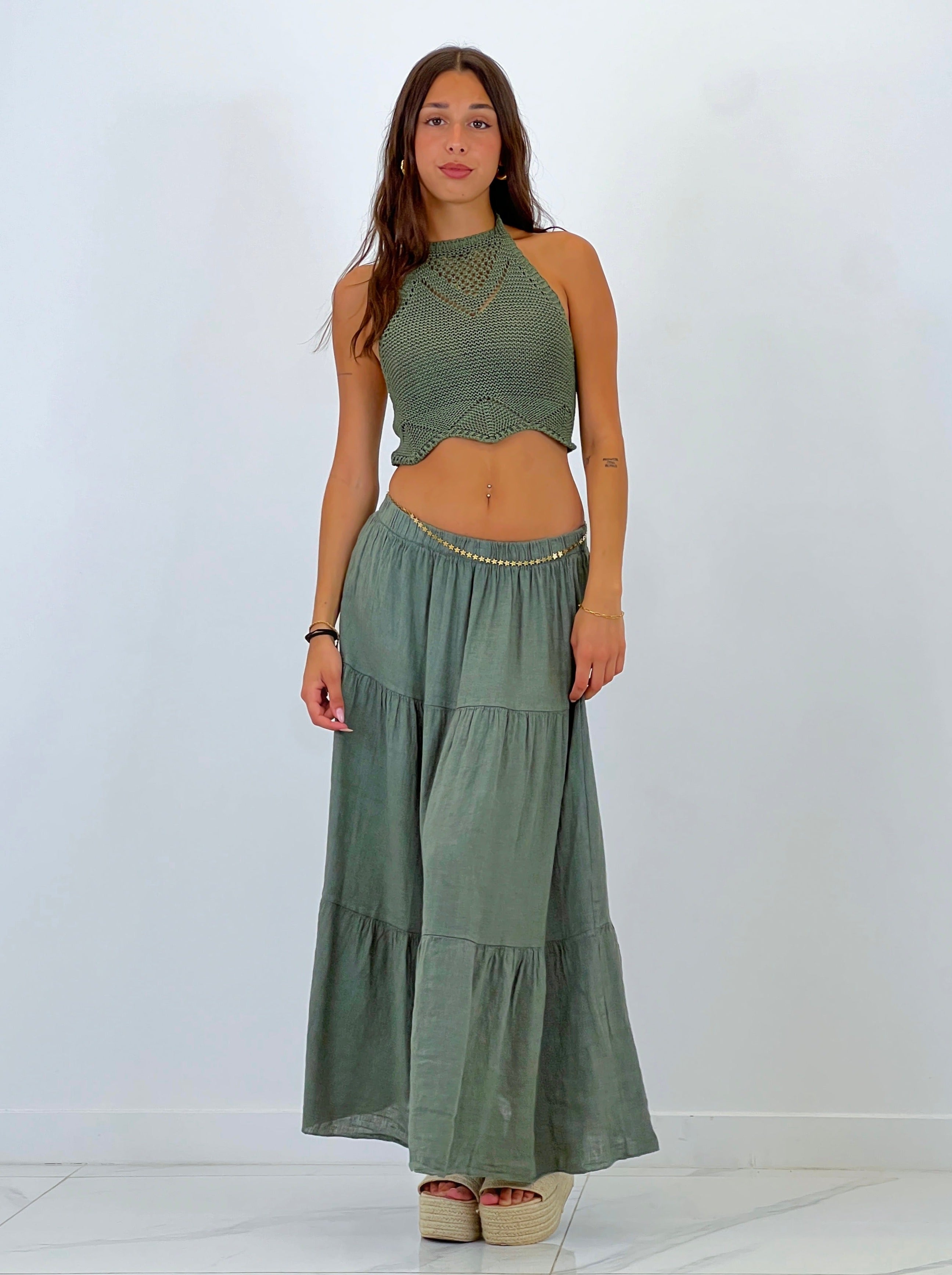 Saia rústica com painéis