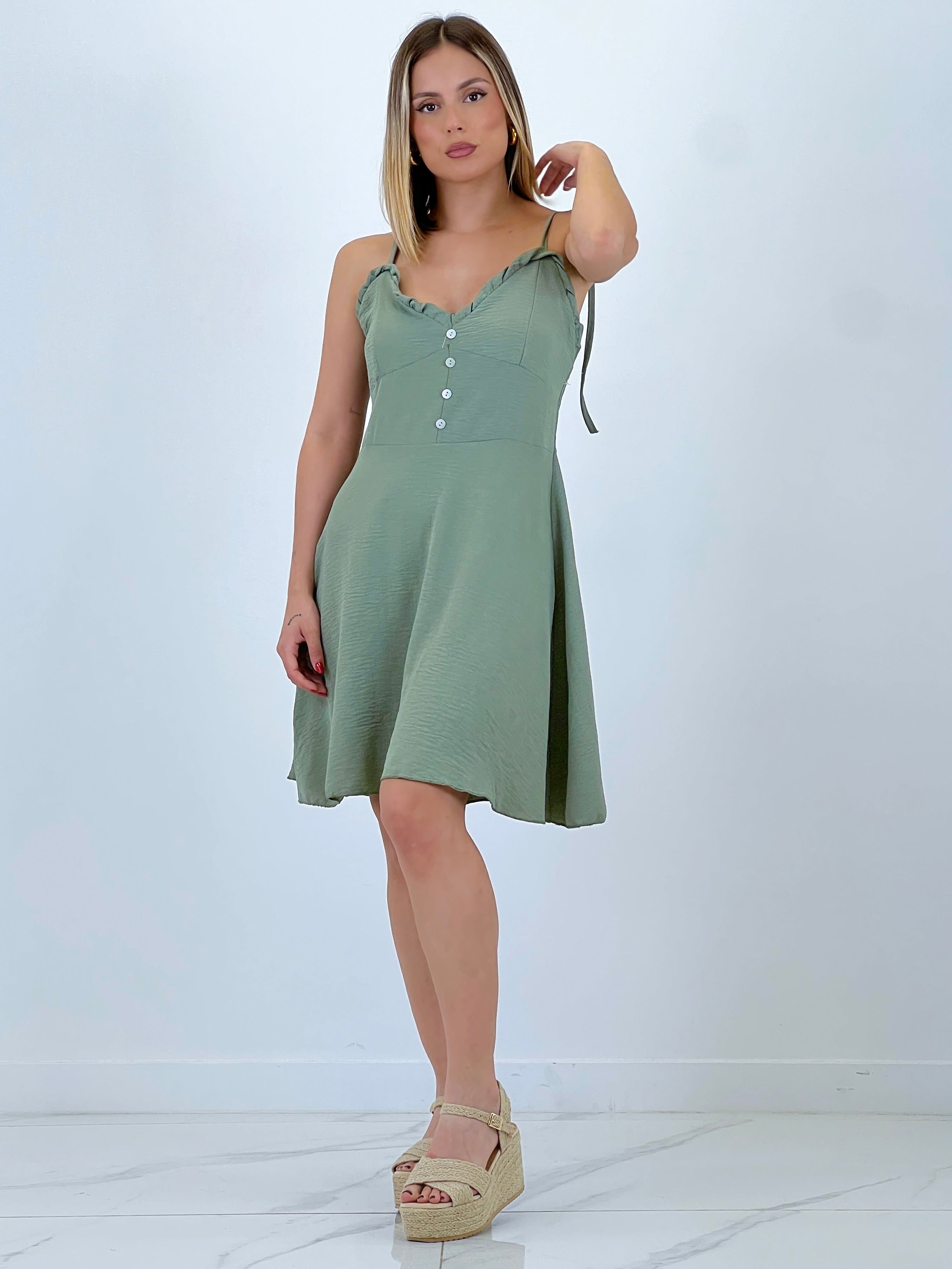 Vestido corto tirantes regulables