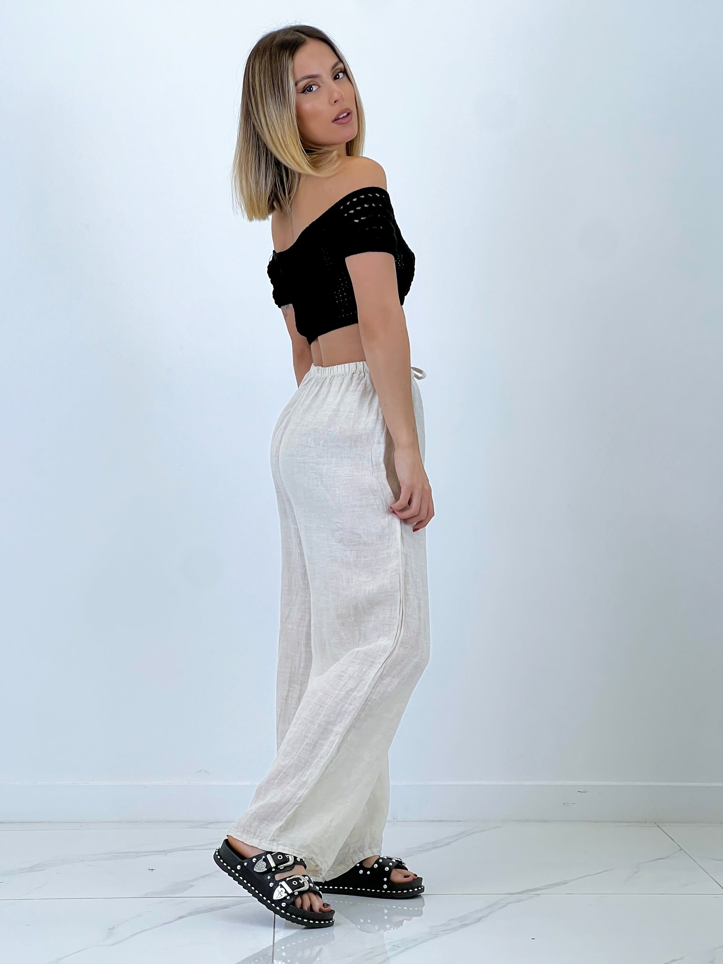 Studded buckle sandal