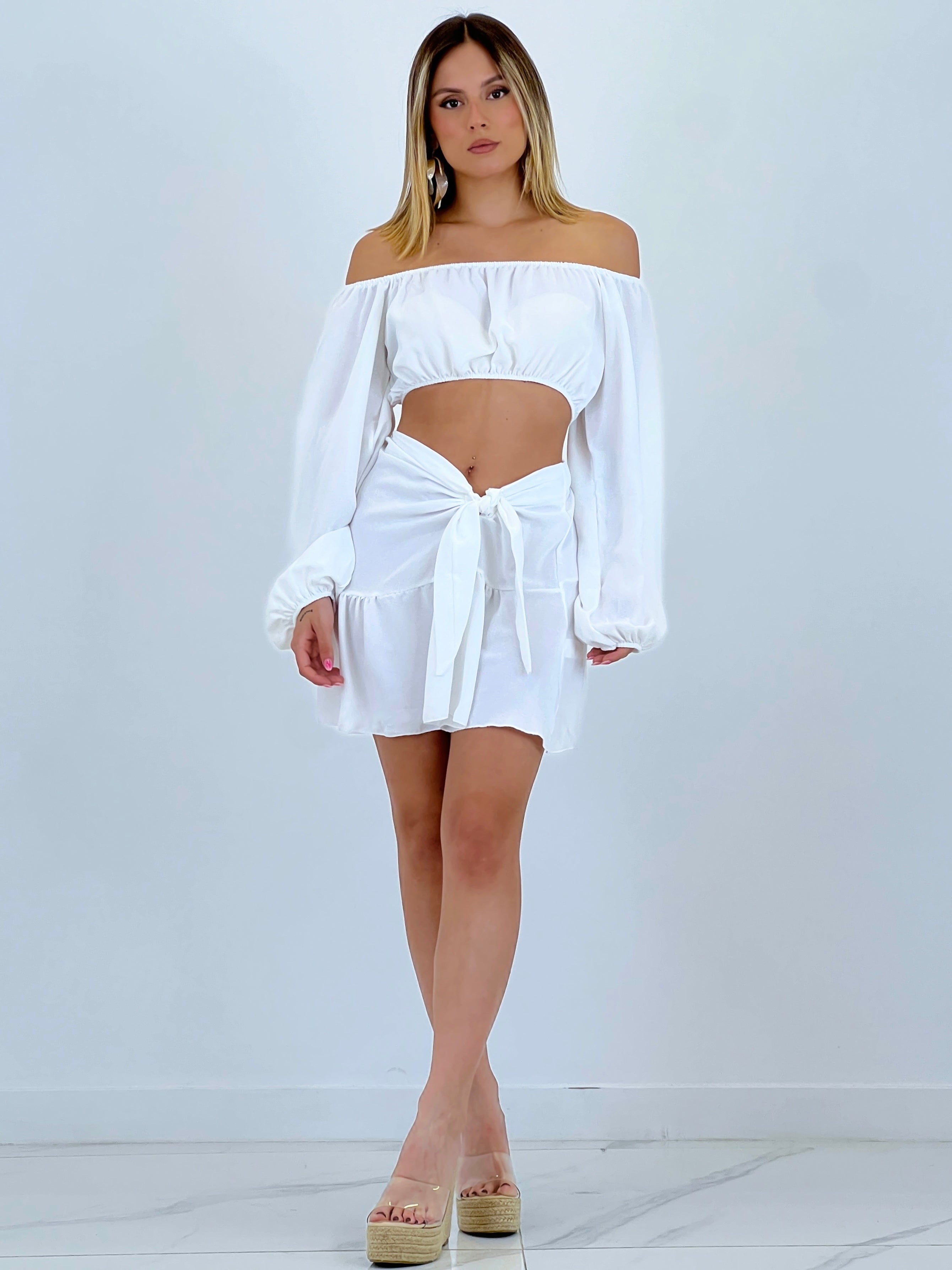 Conjunto falda pareo