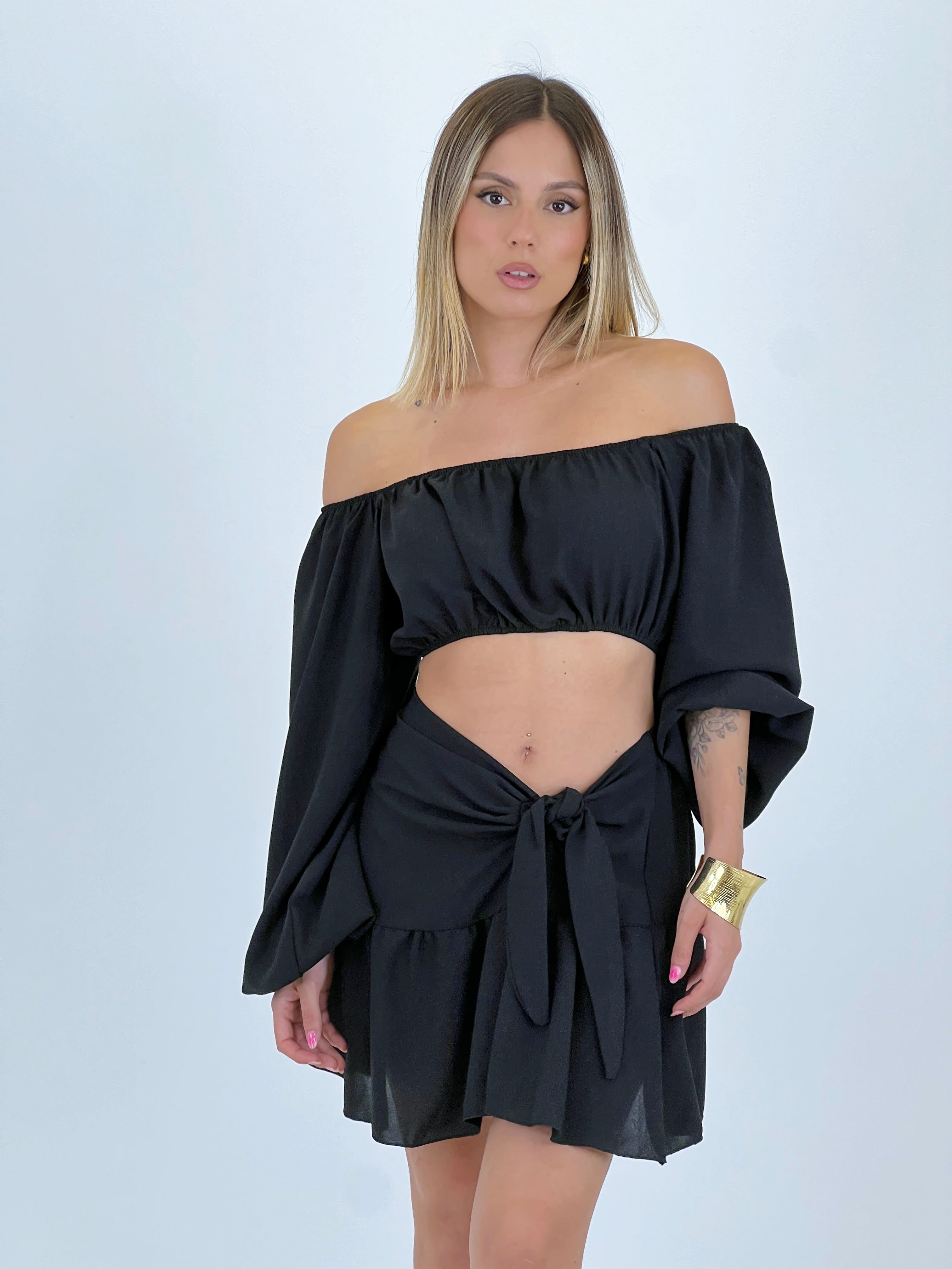 Conjunto falda pareo