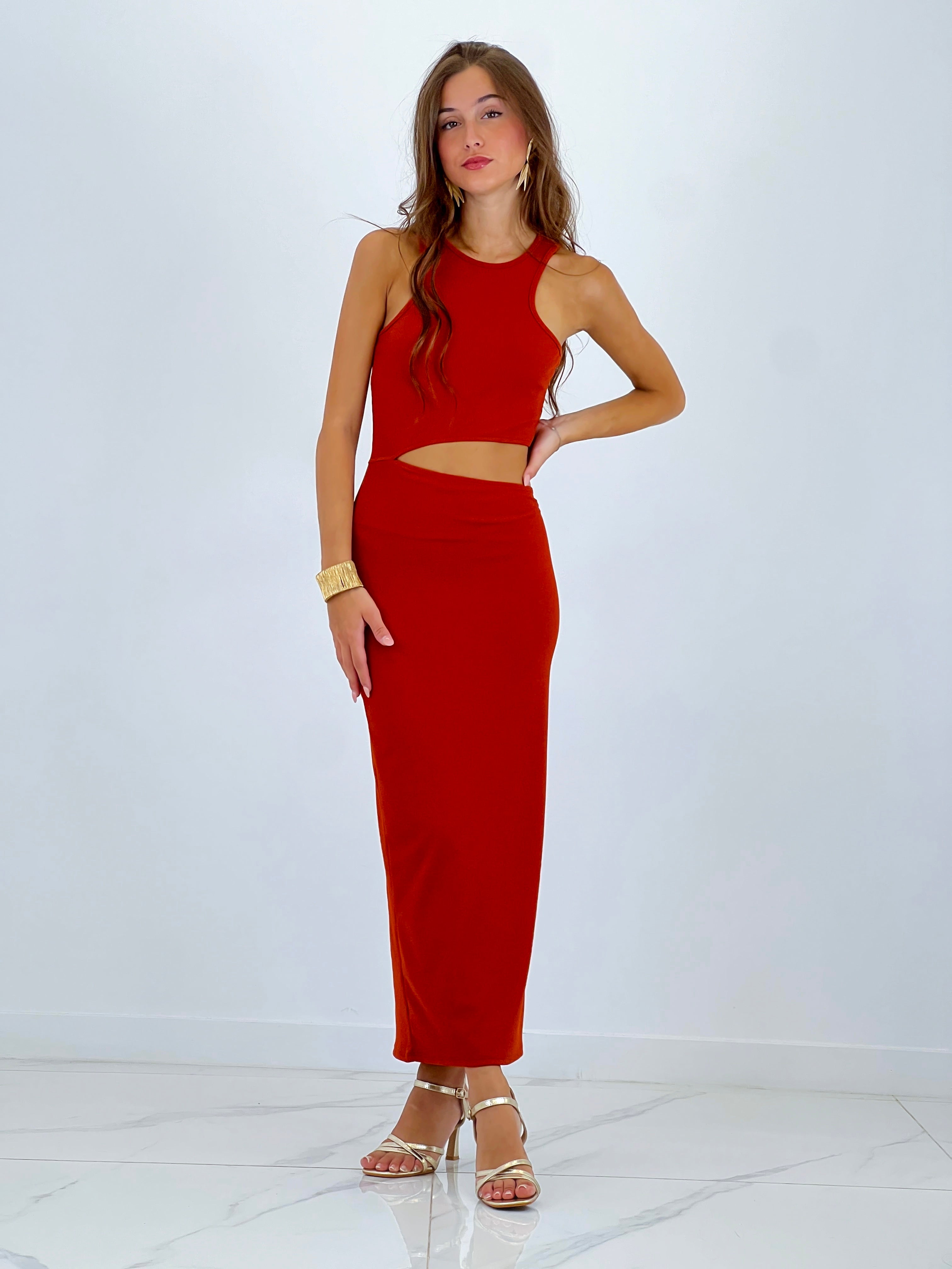 Vestido cut out Solene
