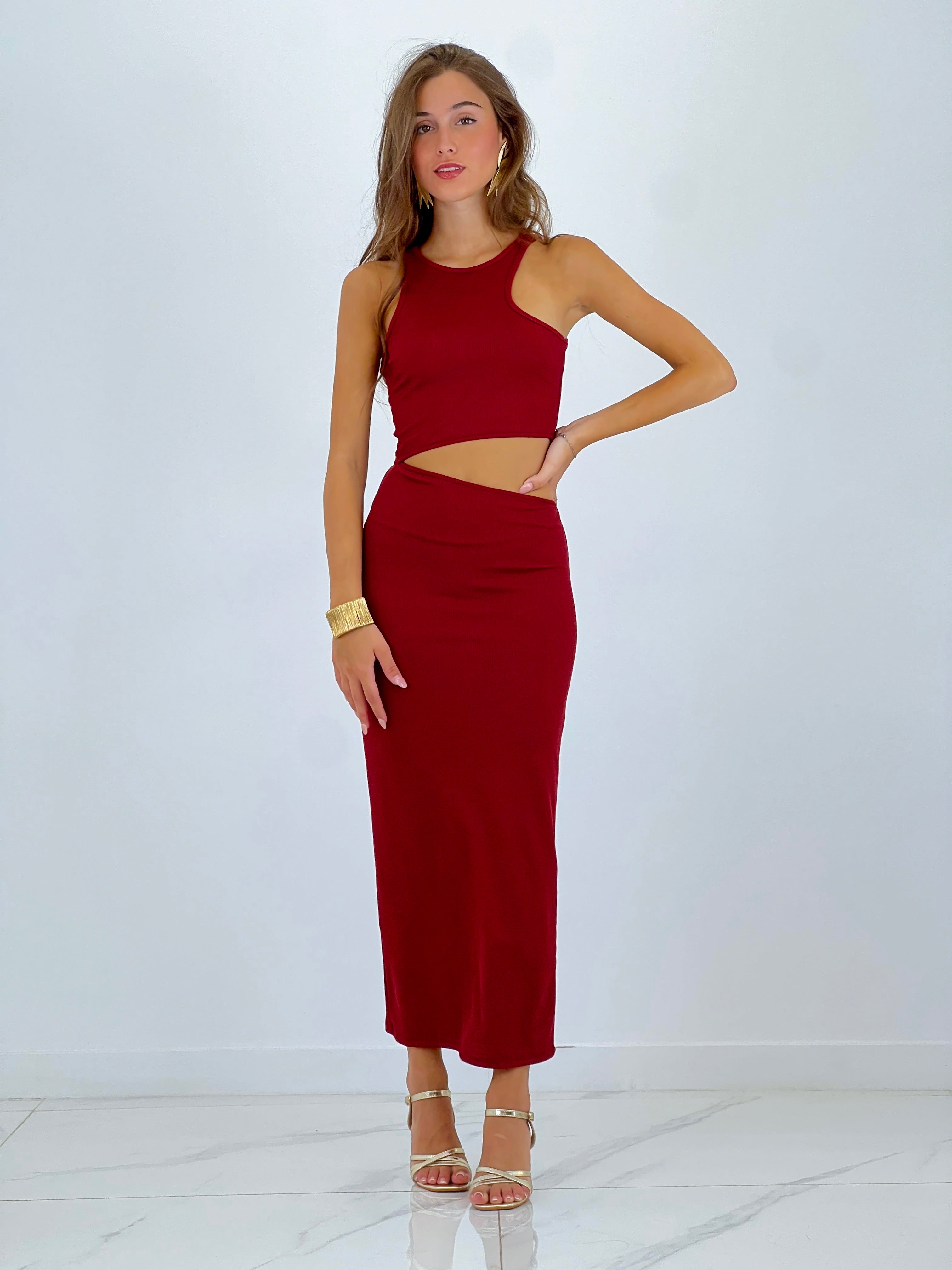Vestido cut out Solene