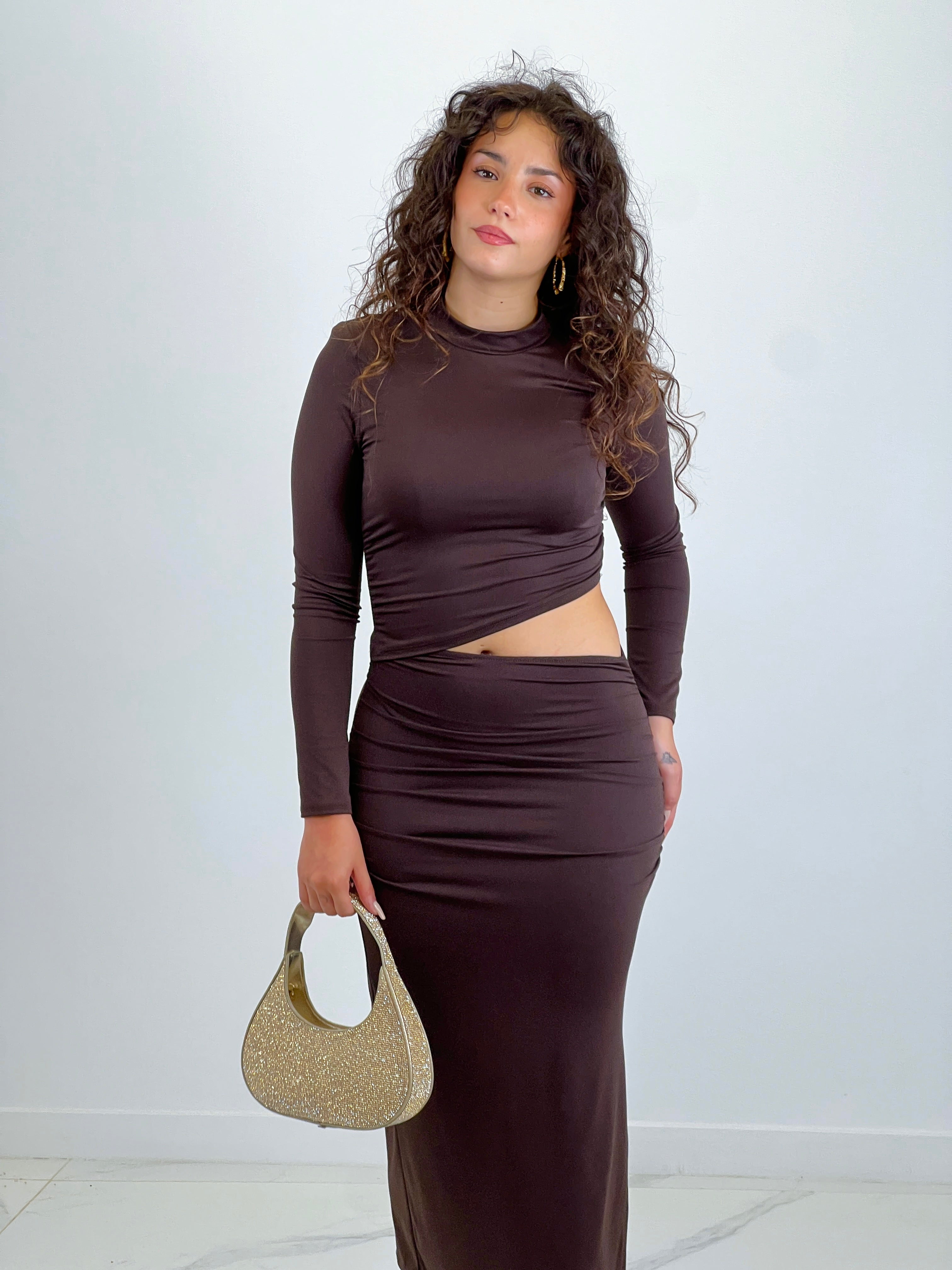 Bolso hobo brillante