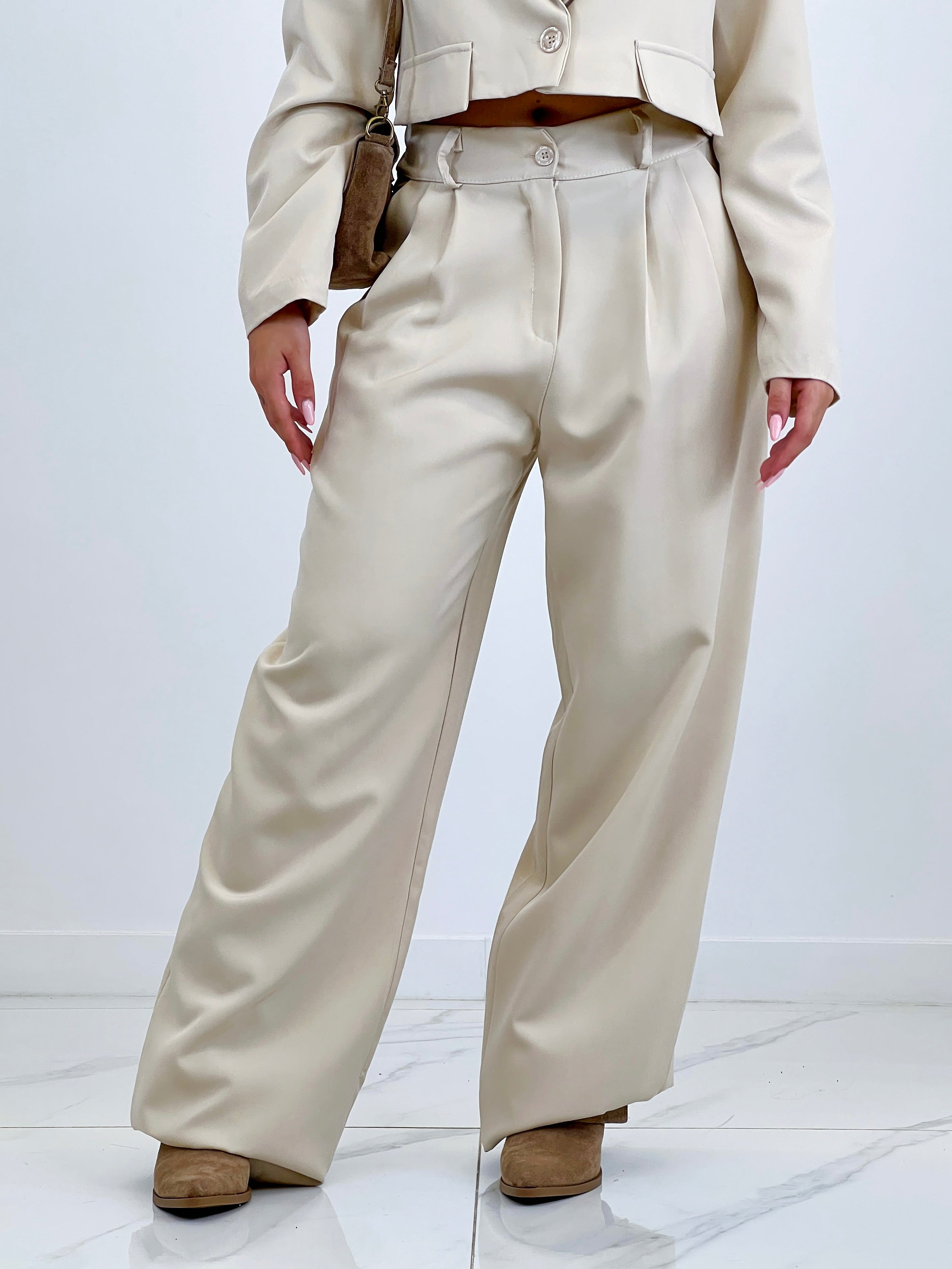 Pantaló pinces wide leg