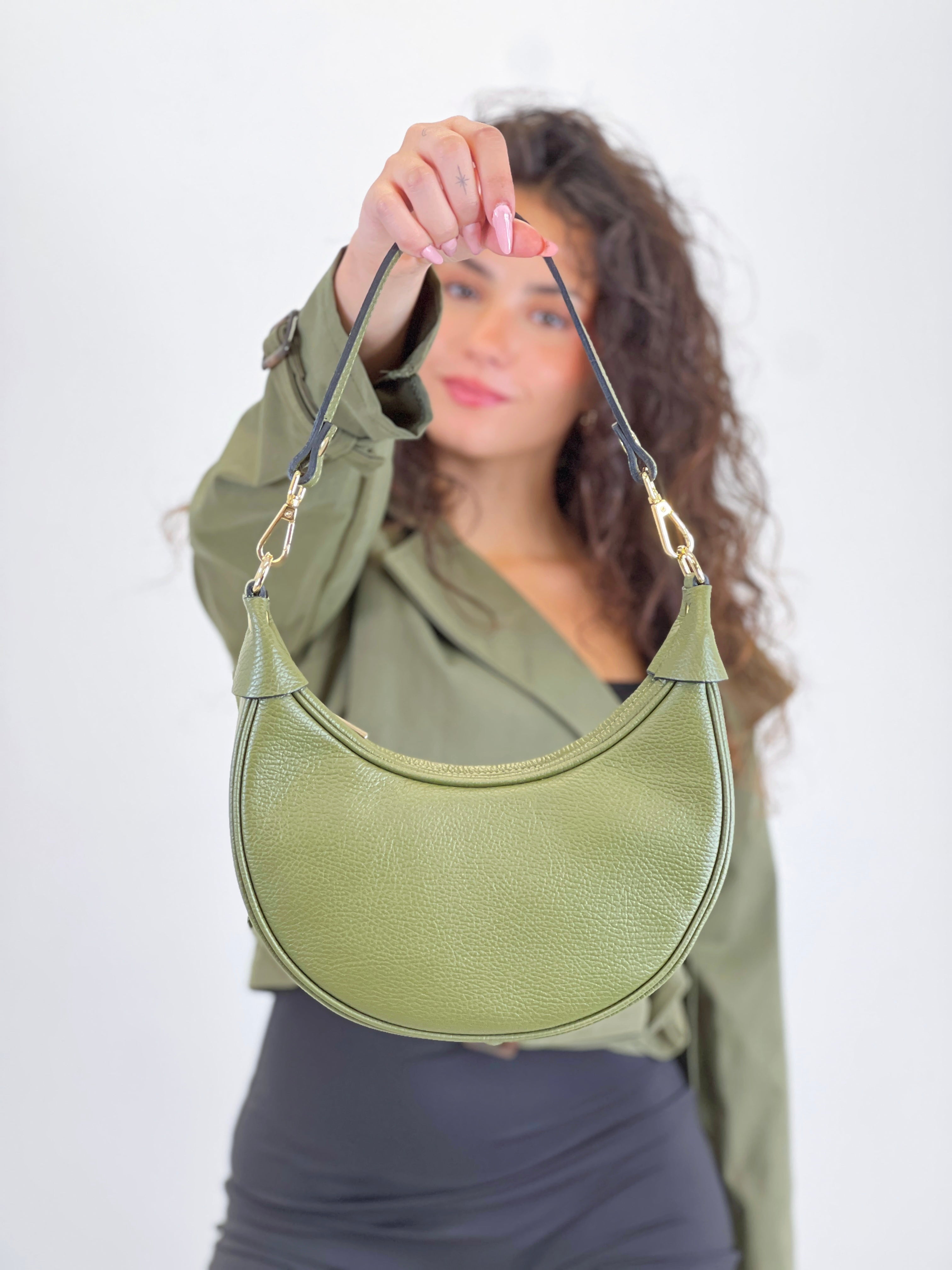 Bolso hobo piel