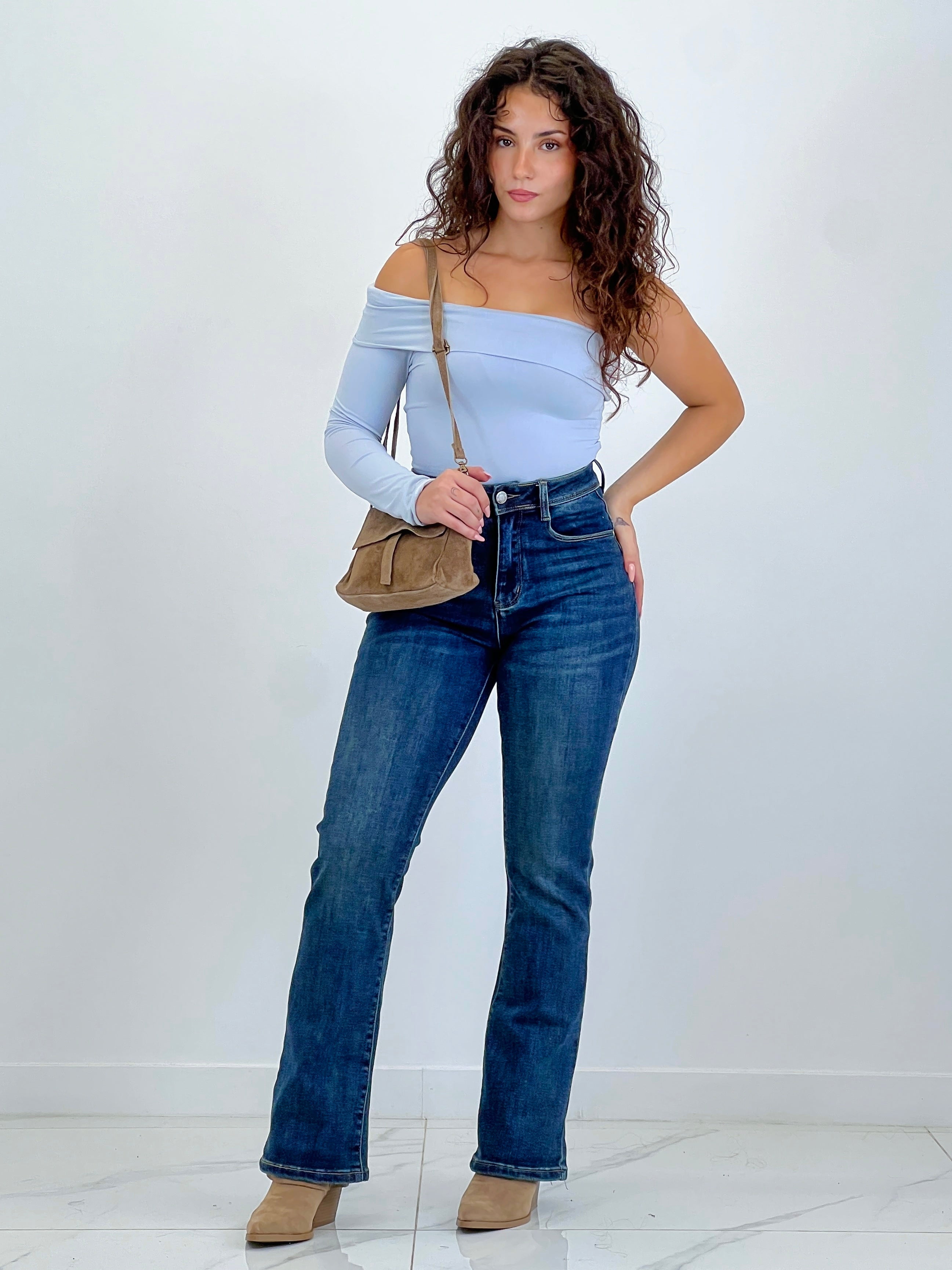 Bolso bandolera ante