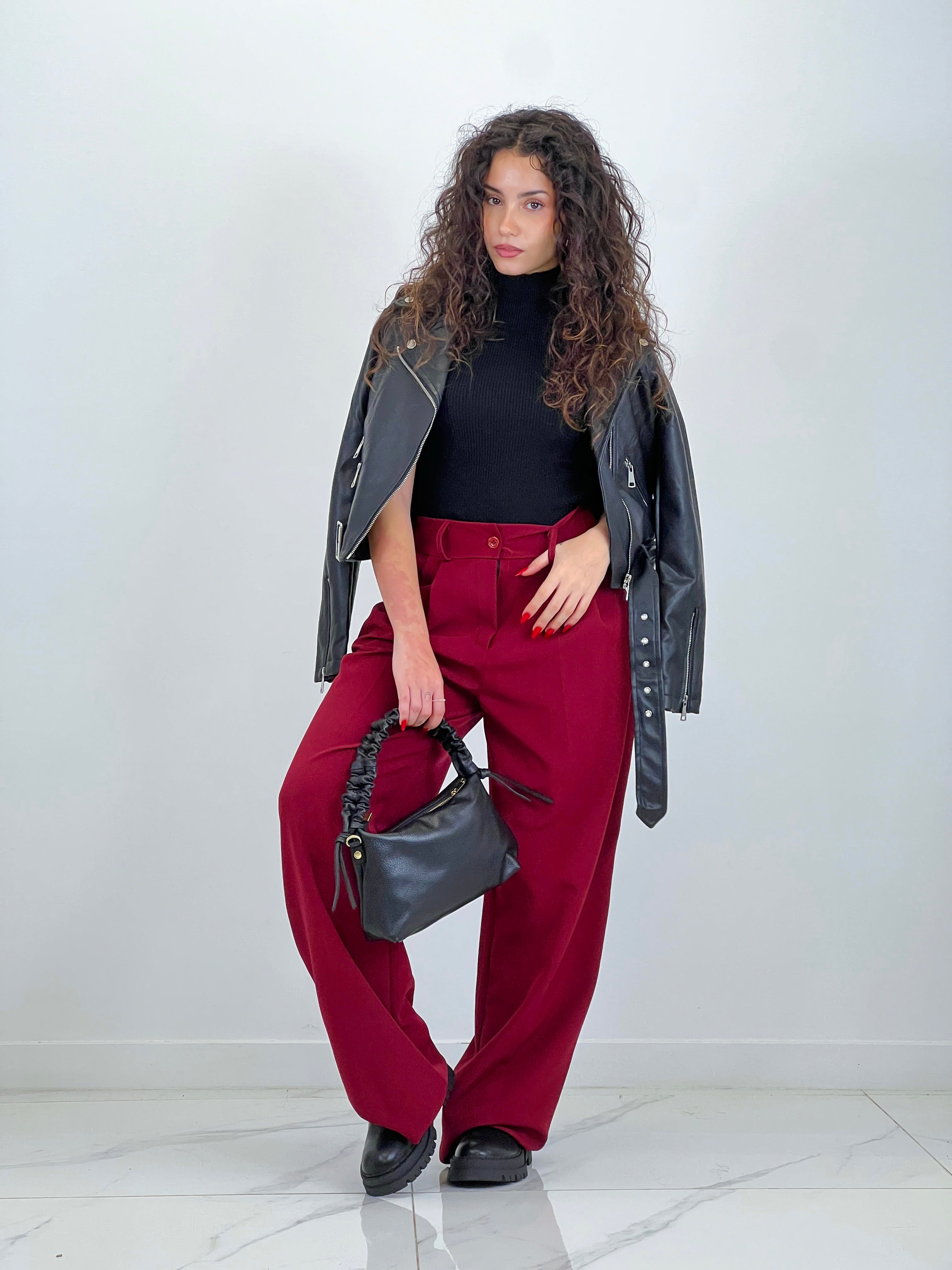 Pantaló pinces wide leg