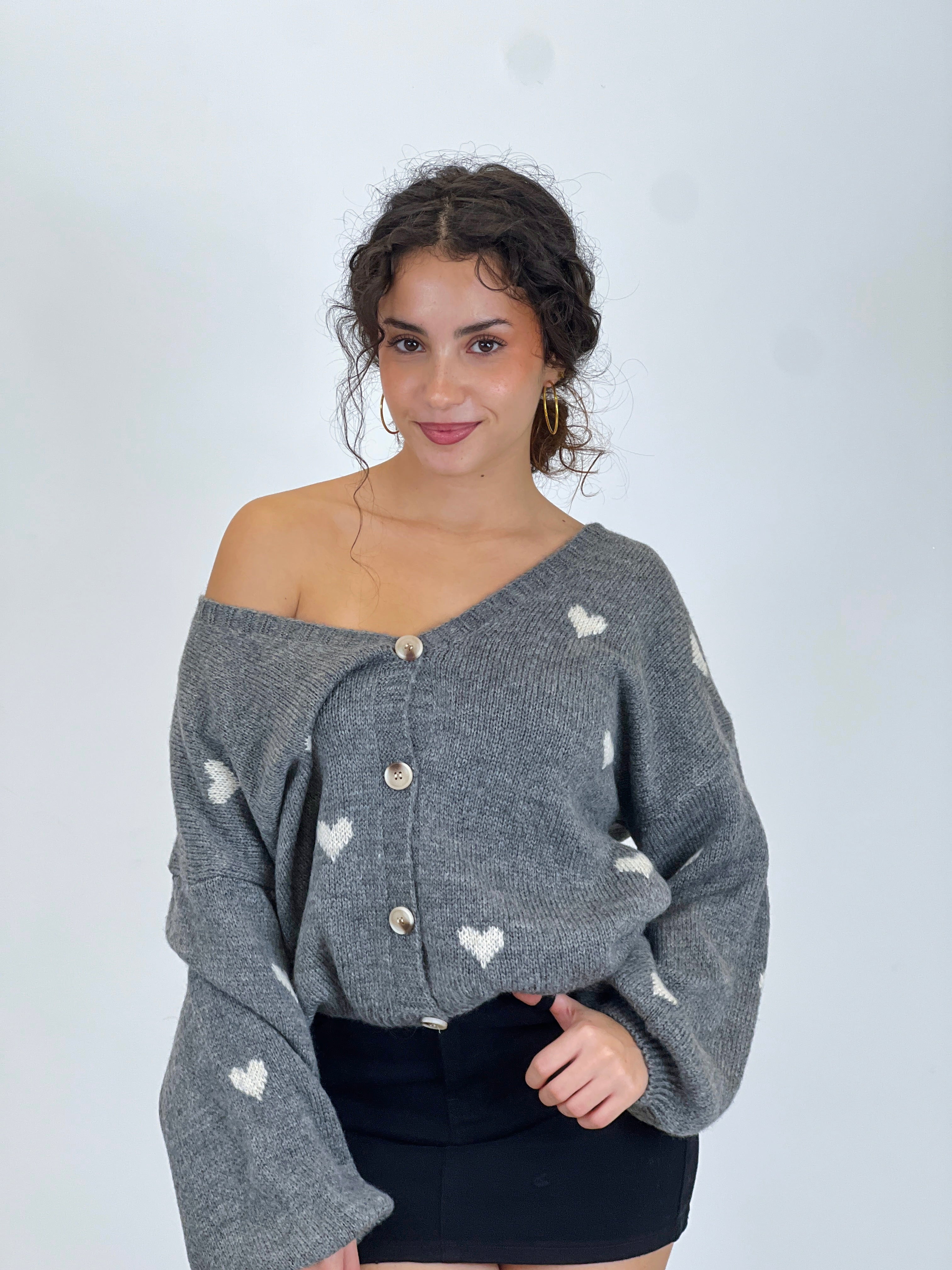 Jersey botones corazones