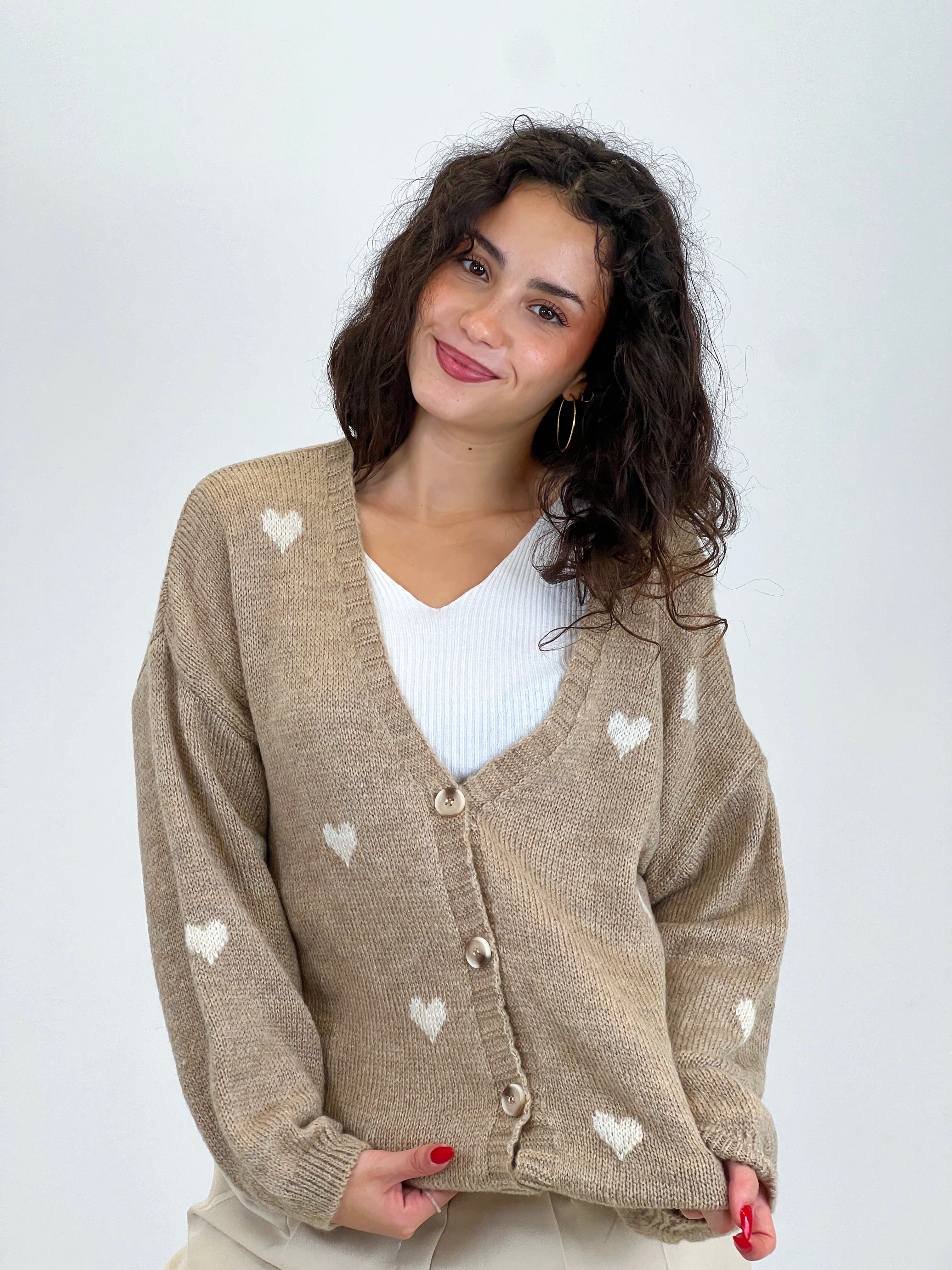 Jersey botones corazones