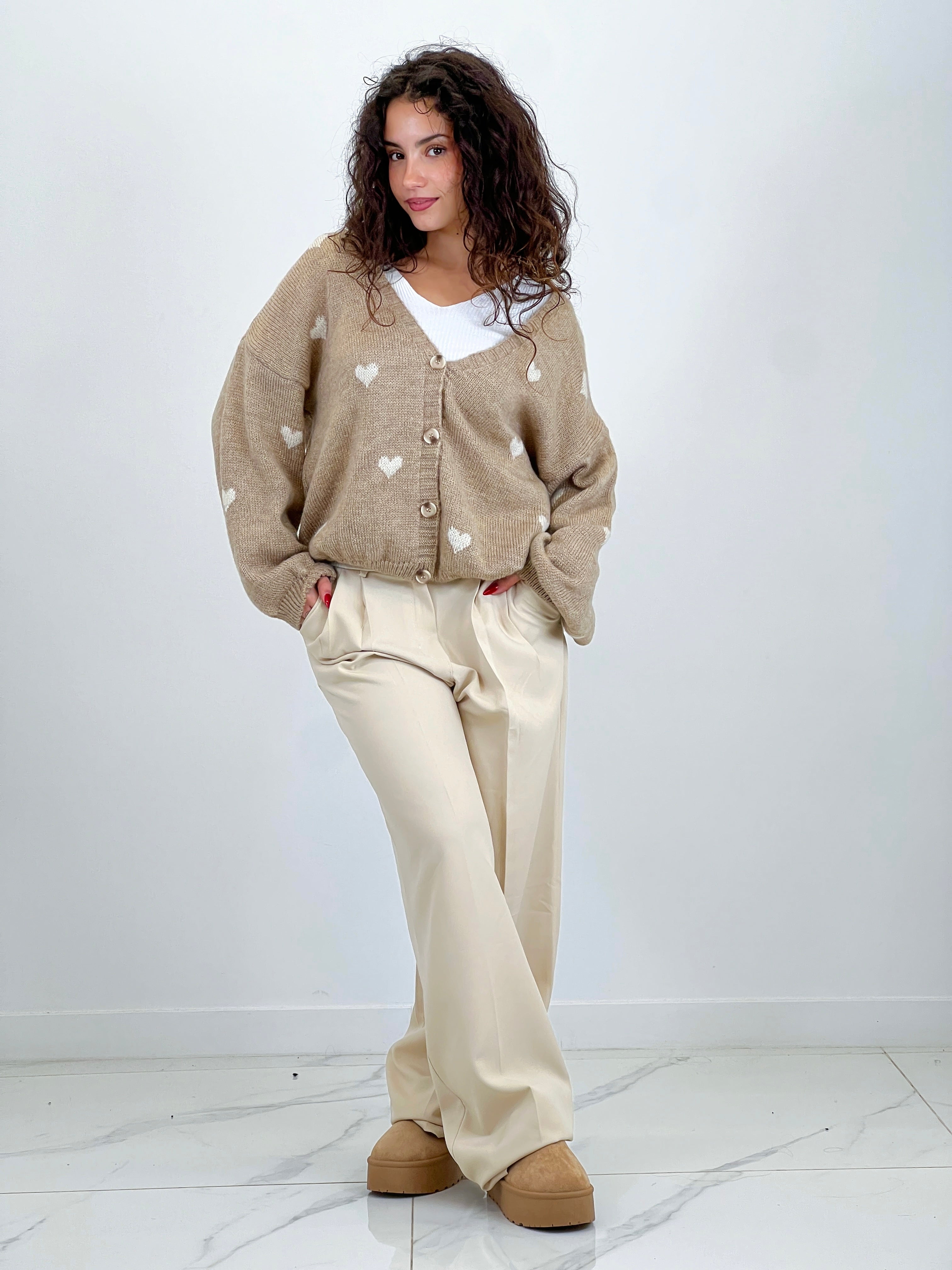 Jersey botones corazones