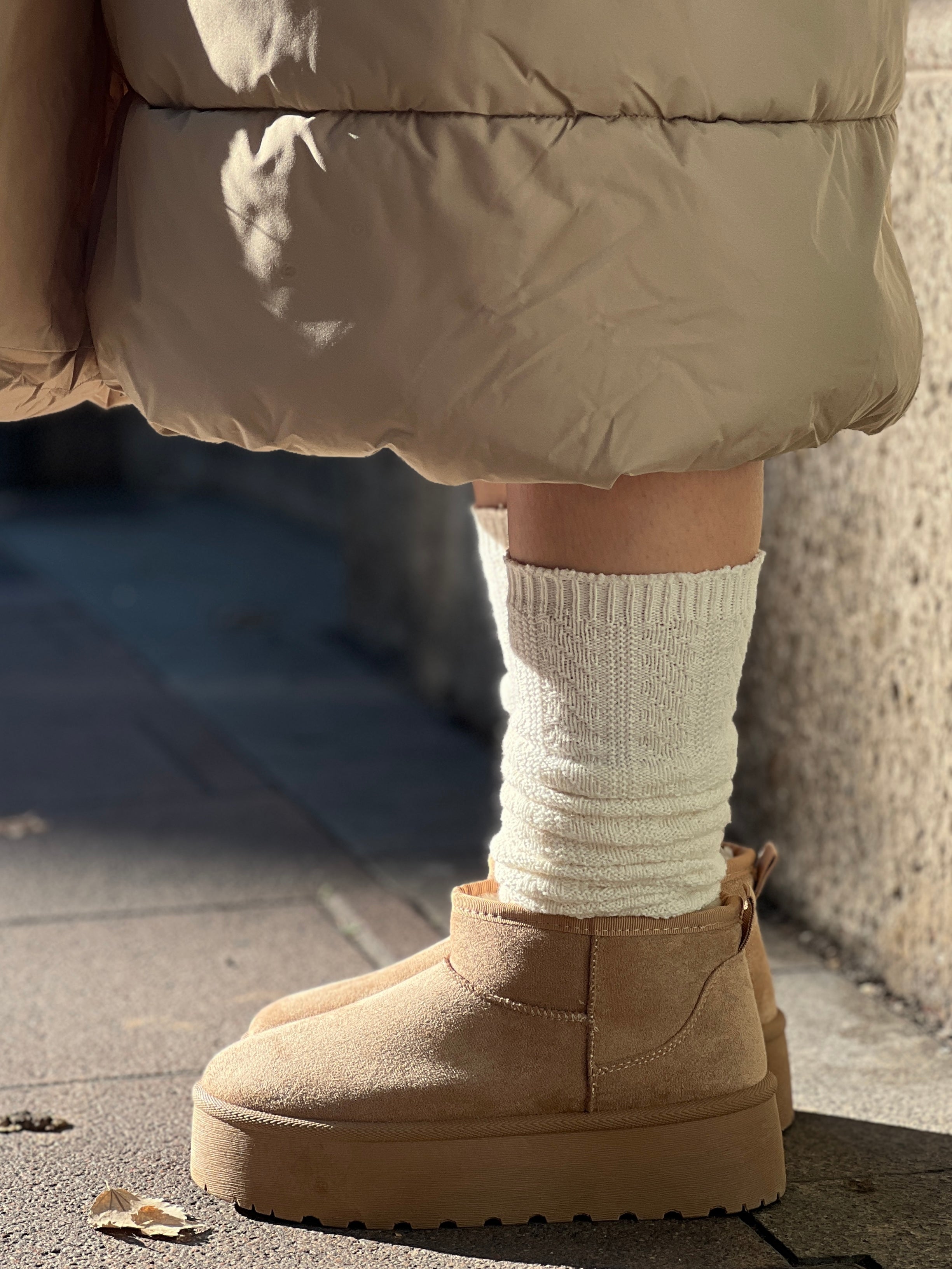 Botines plataforma forro pelo