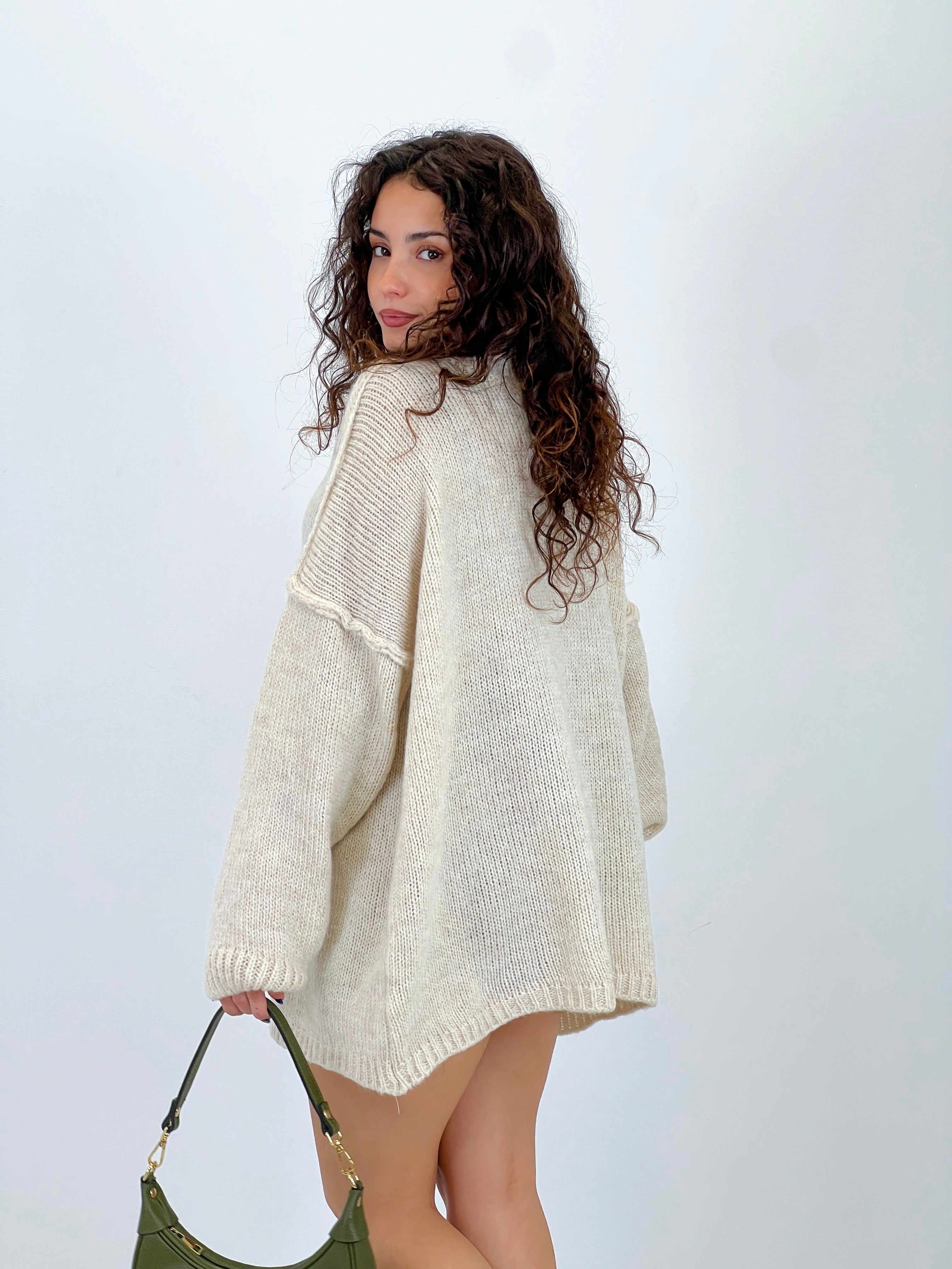 Jersey perkins oversize manga caída