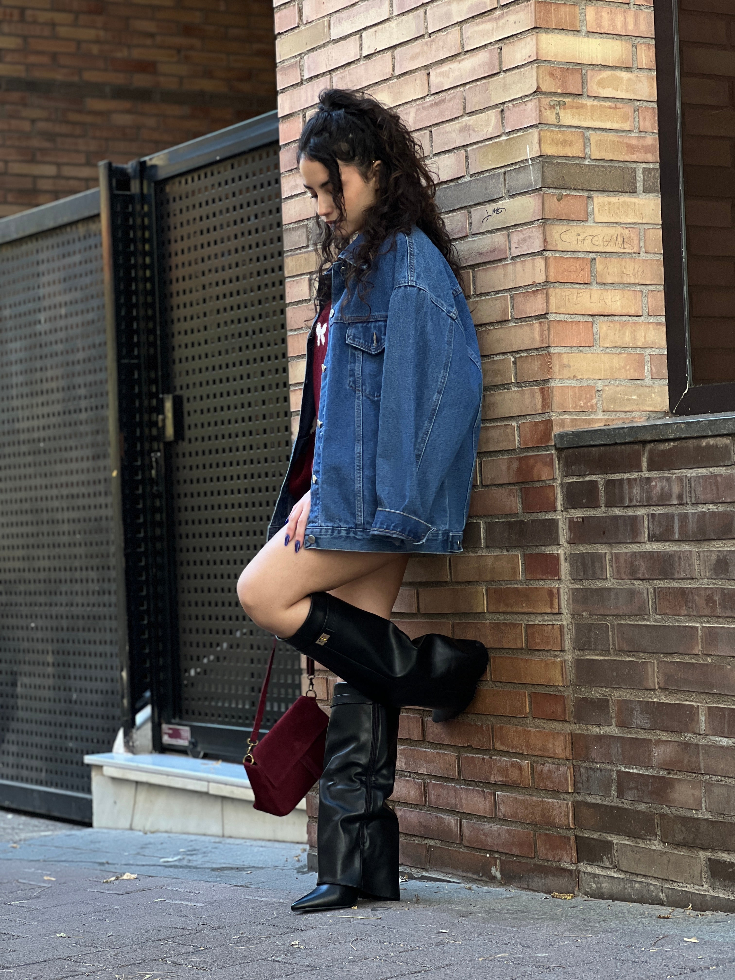 Botas polaina tacón