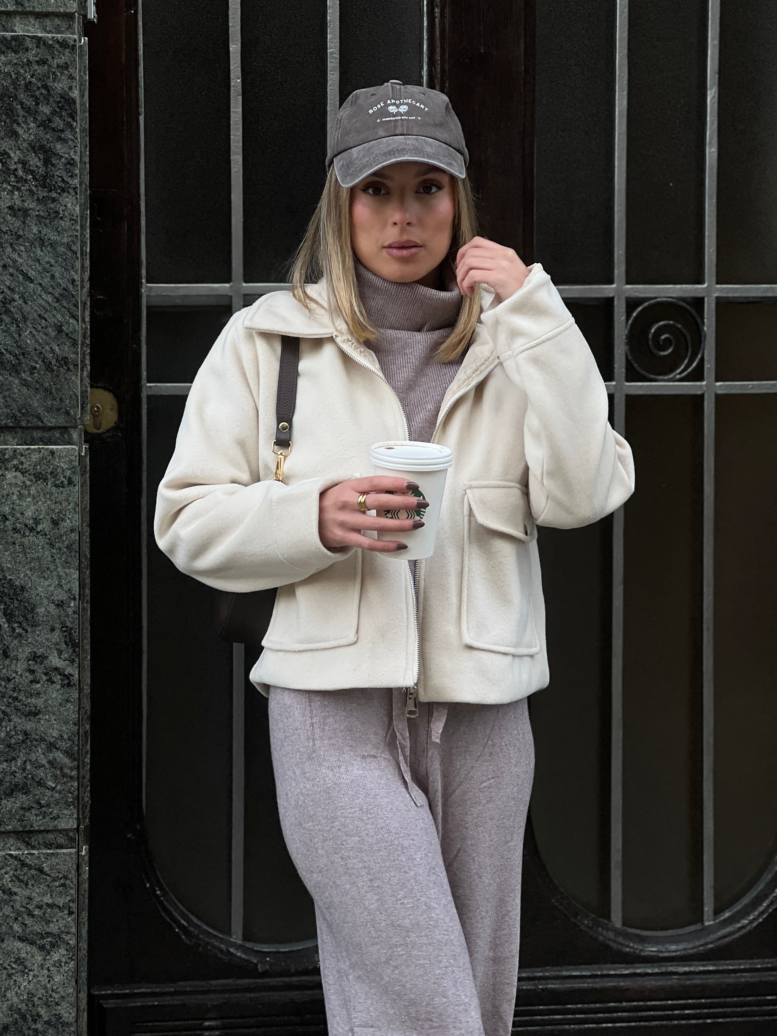 Chaqueta solapa cremallera