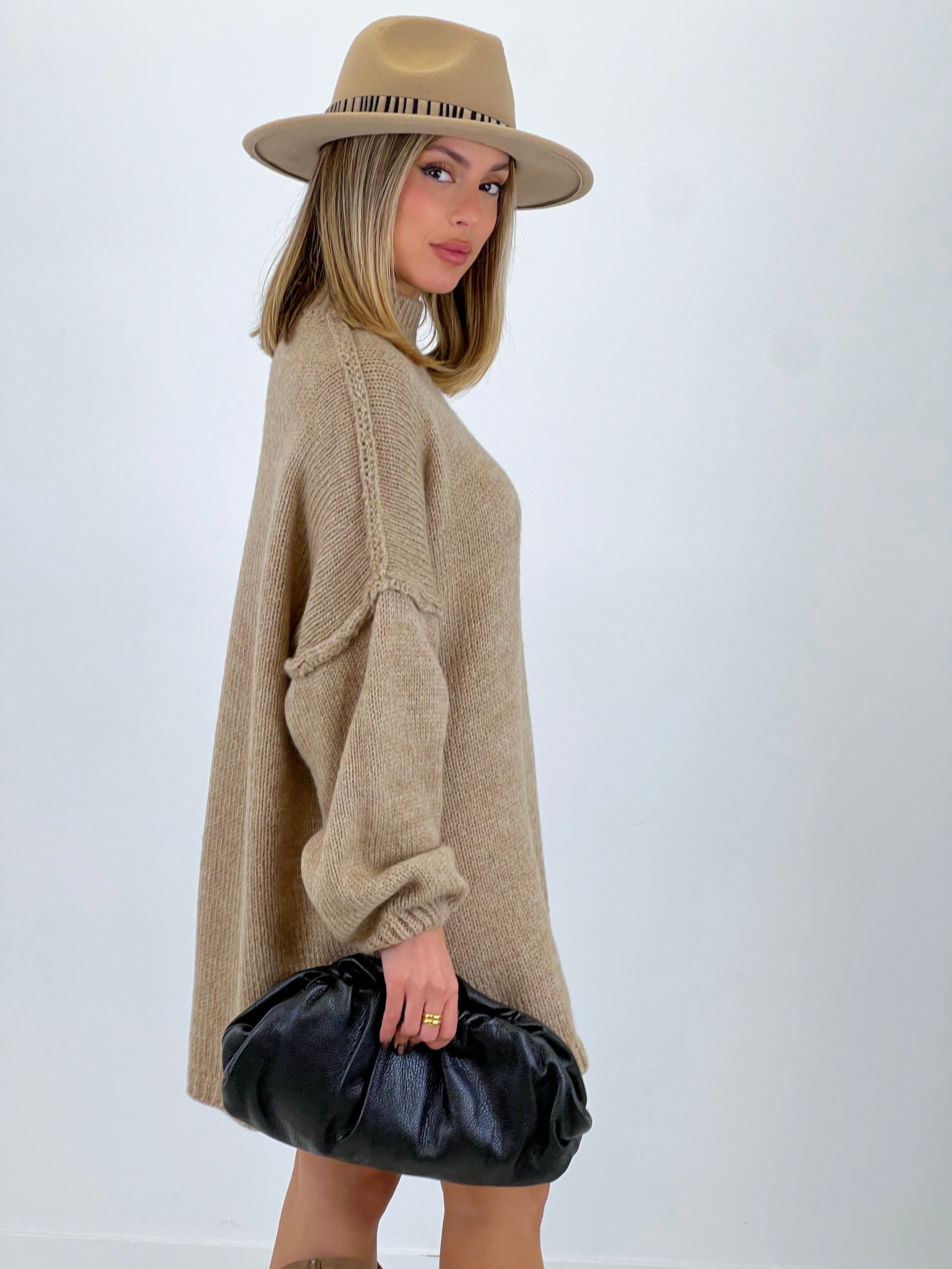 Bolso de mano piel efecto arrugado