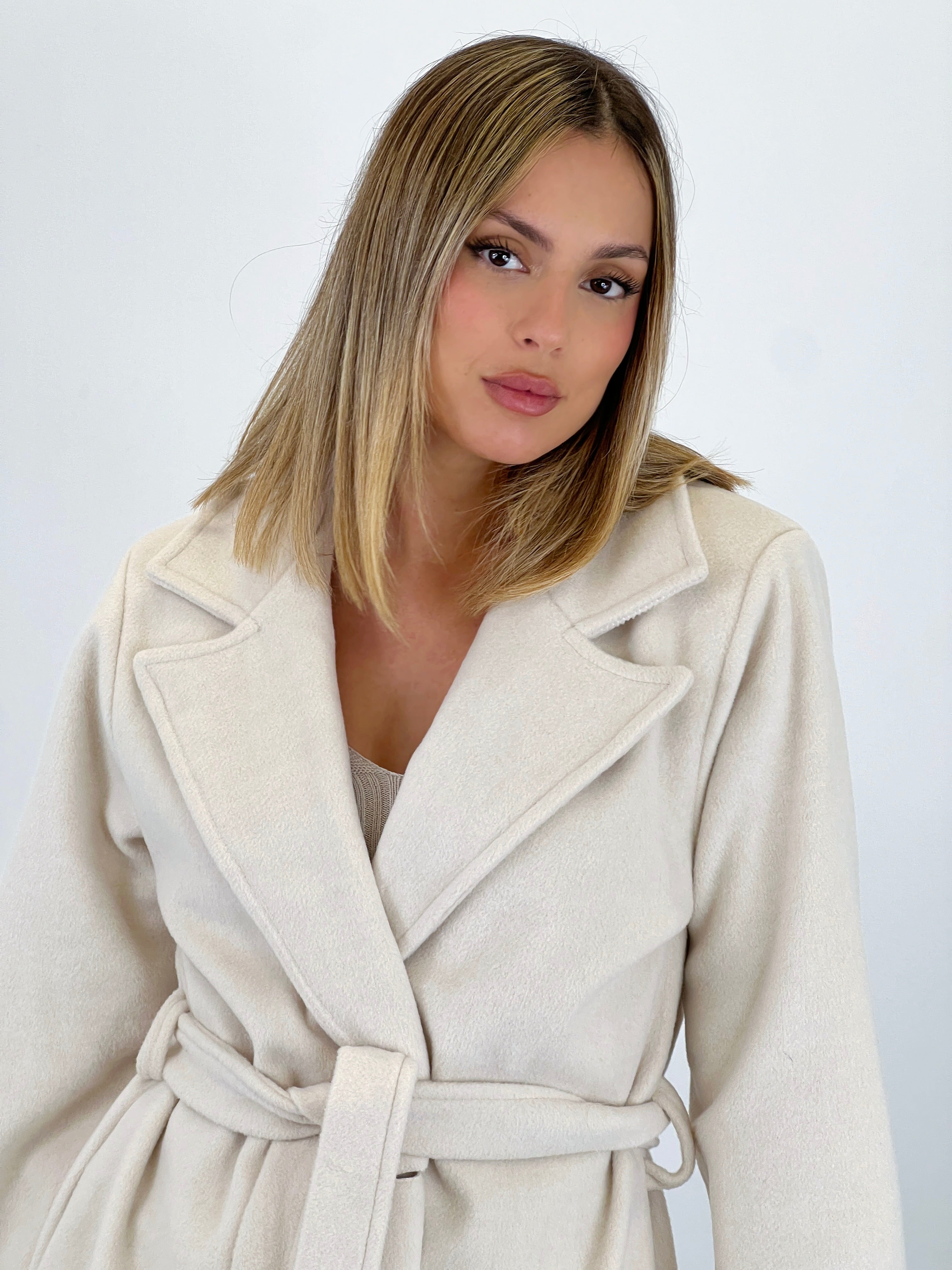 Abrigo cinturón soft