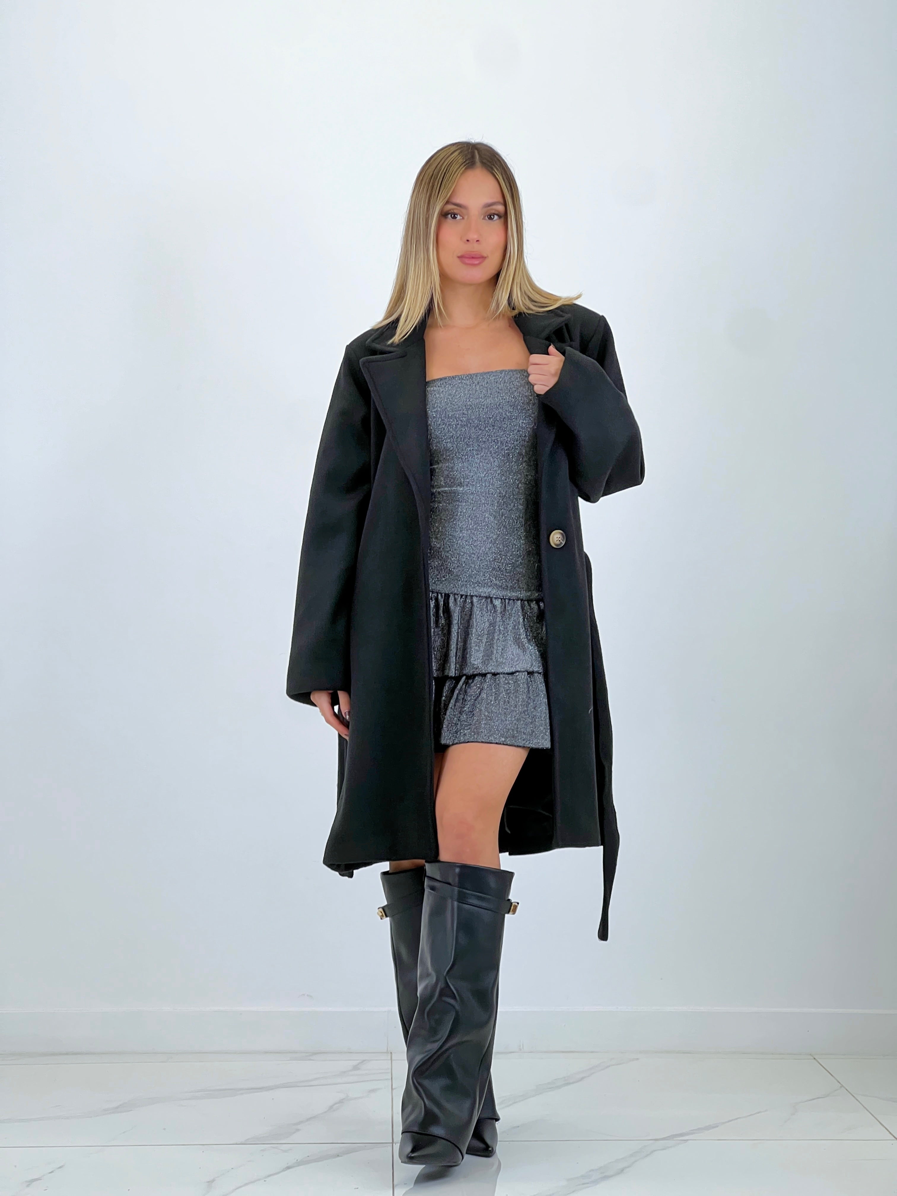 Abrigo cinturón soft