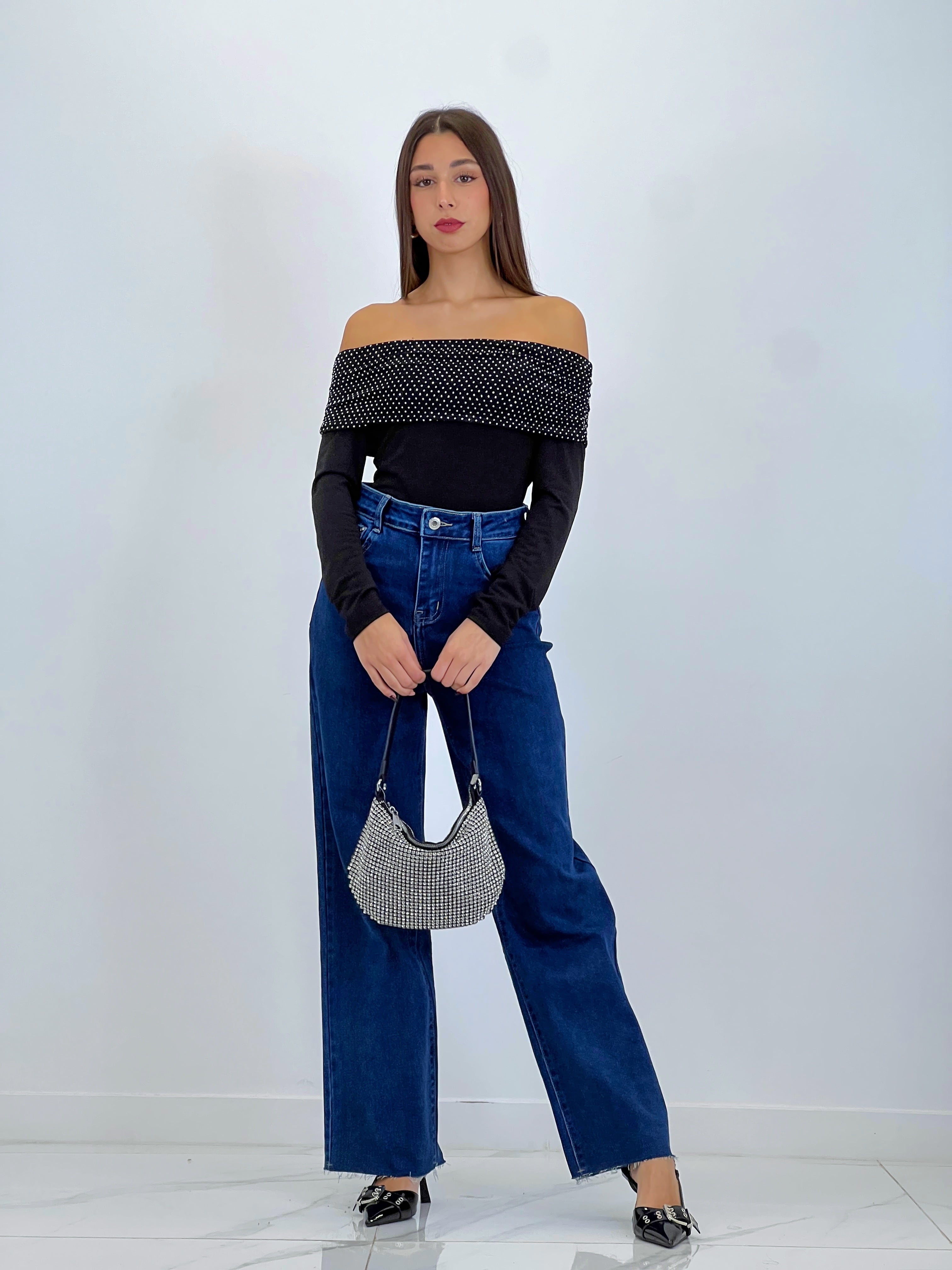 Bolso de hombro brillo