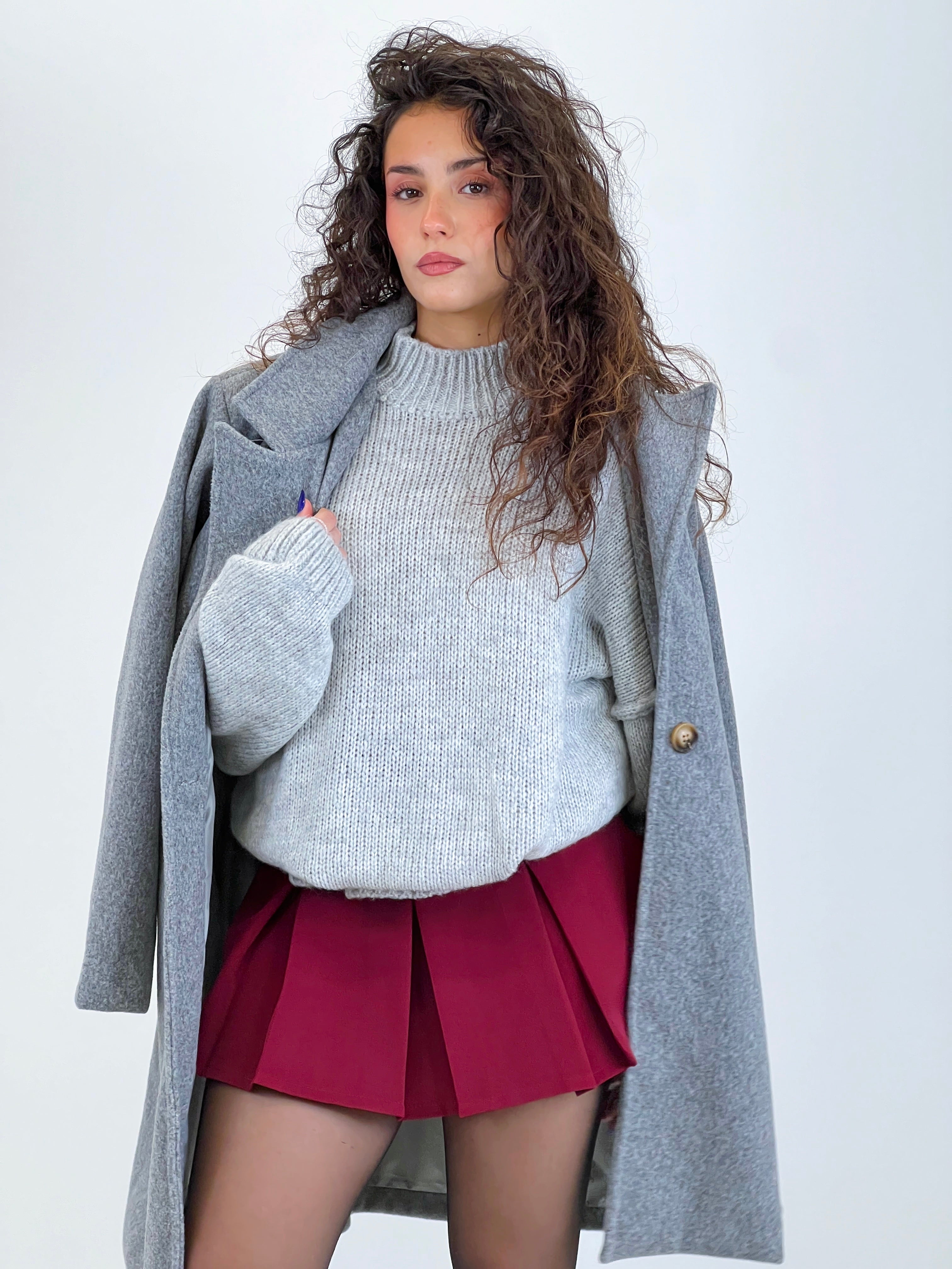 Jersey perkins oversize manga caída