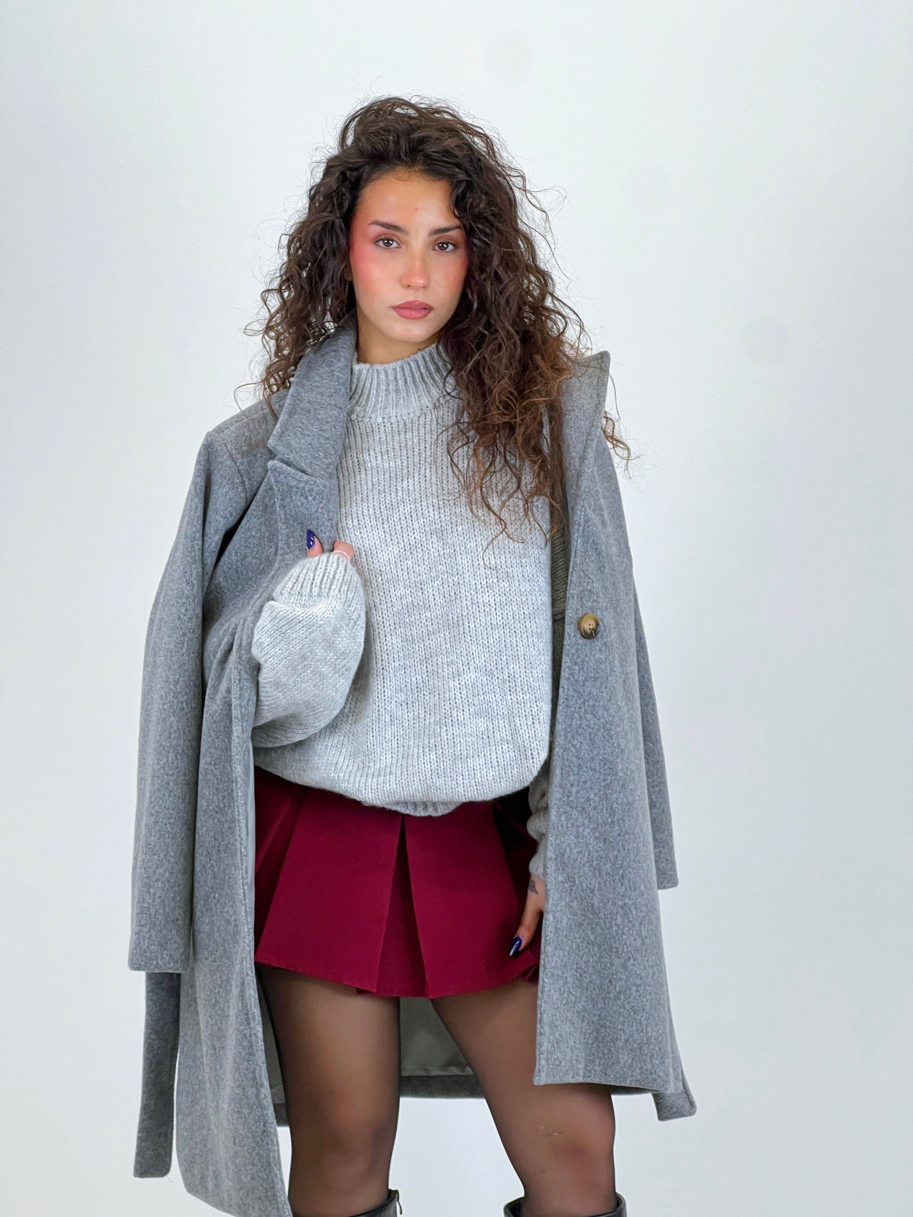 Abrigo cinturón soft