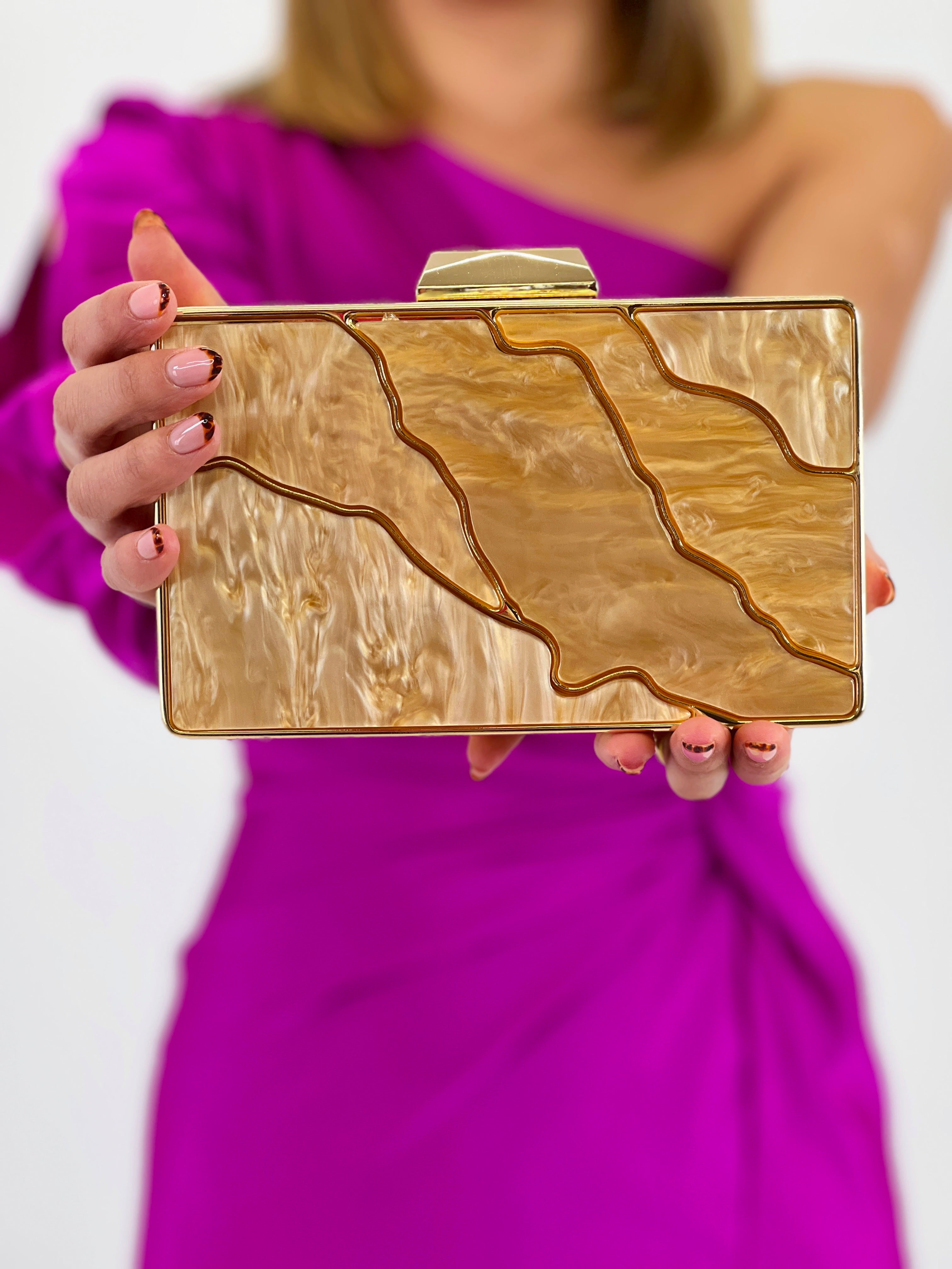 Bolso de mano Nácar